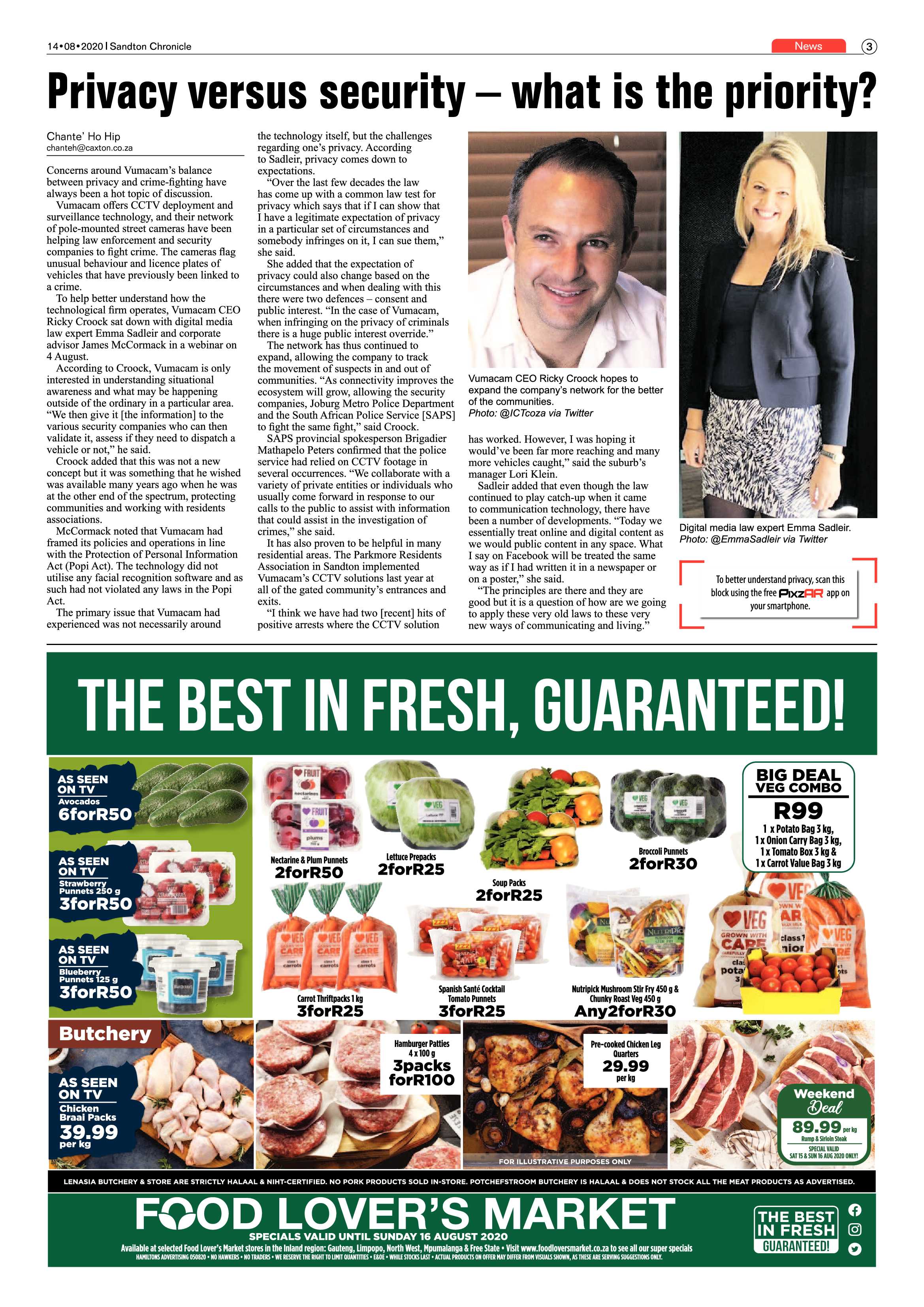 Sandton Chronicle 14 August 2020 page 3