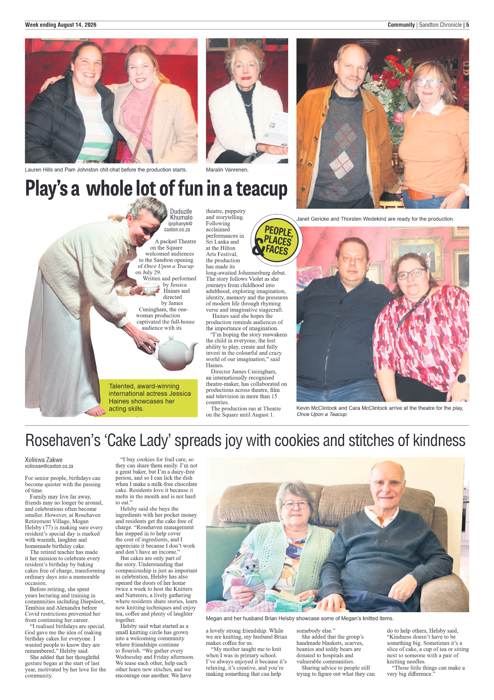 Sandton Chronicle 14 August 2026 page 5
