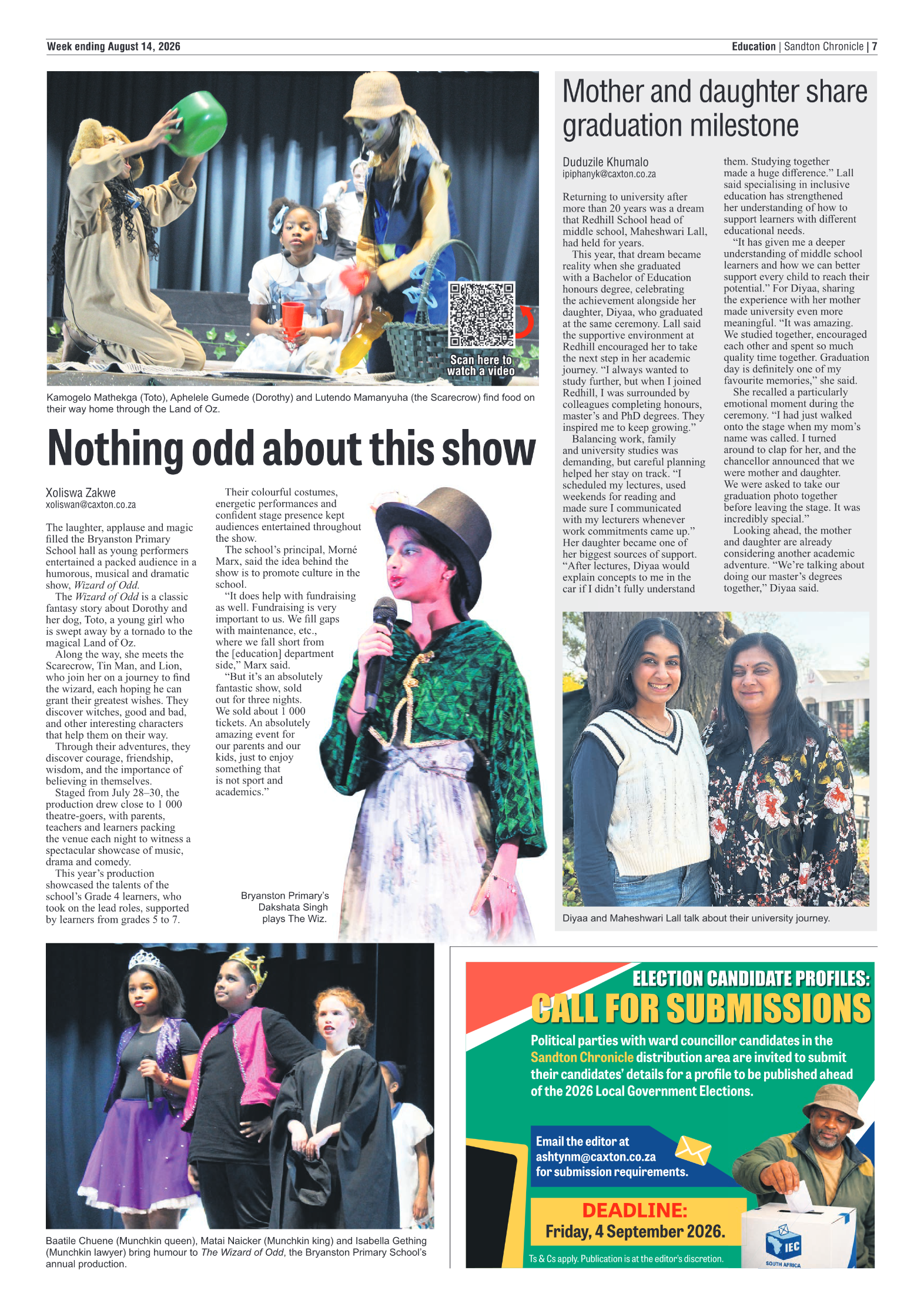 Sandton Chronicle 14 August 2026 page 7