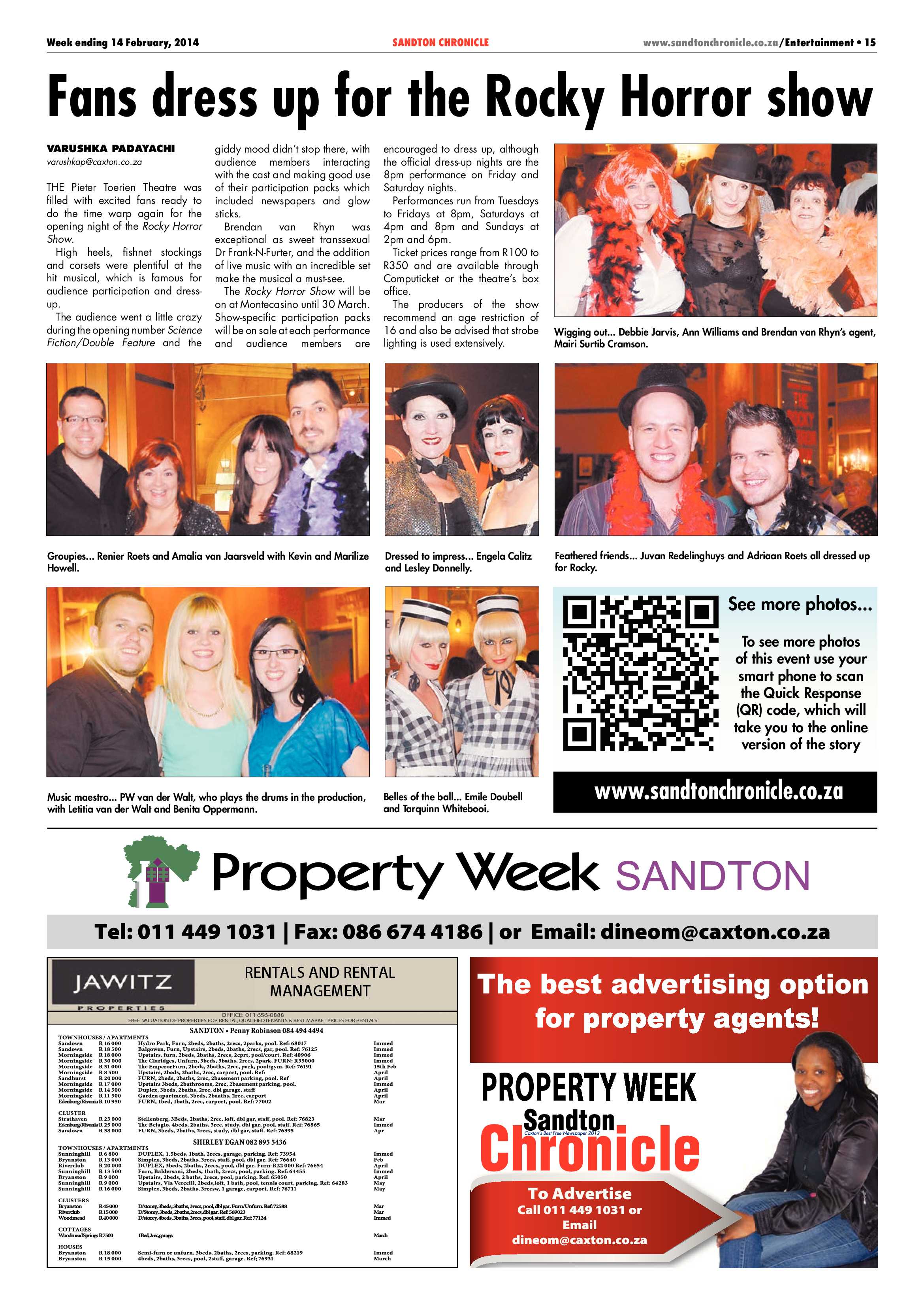 Sandton Chronicle 14 February 2014 page 15