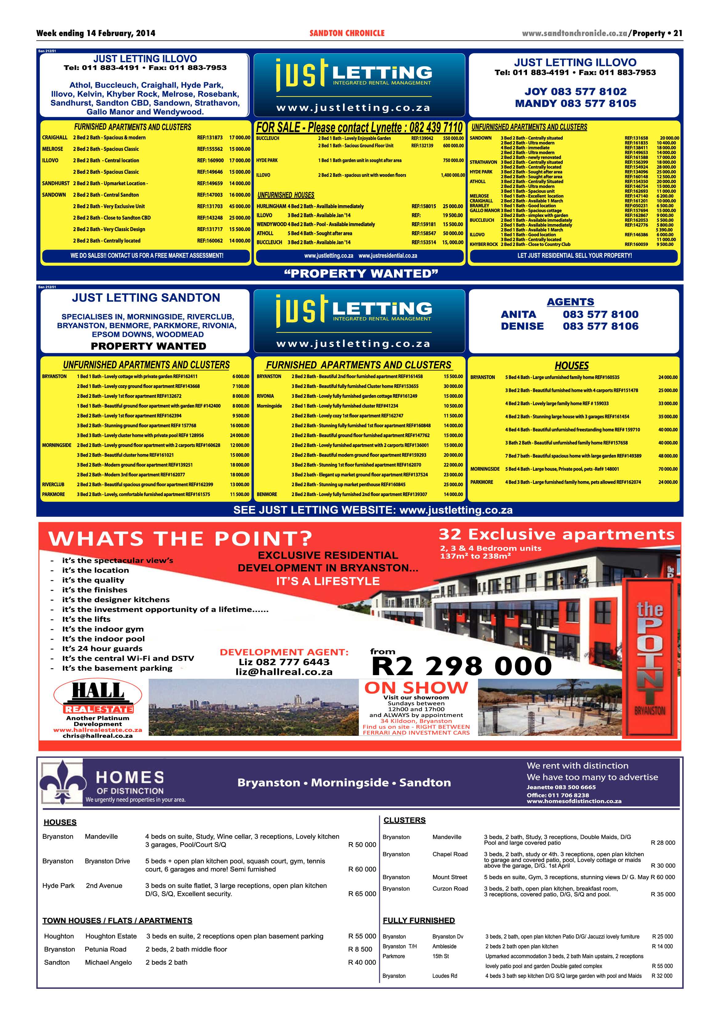 Sandton Chronicle 14 February 2014 page 21