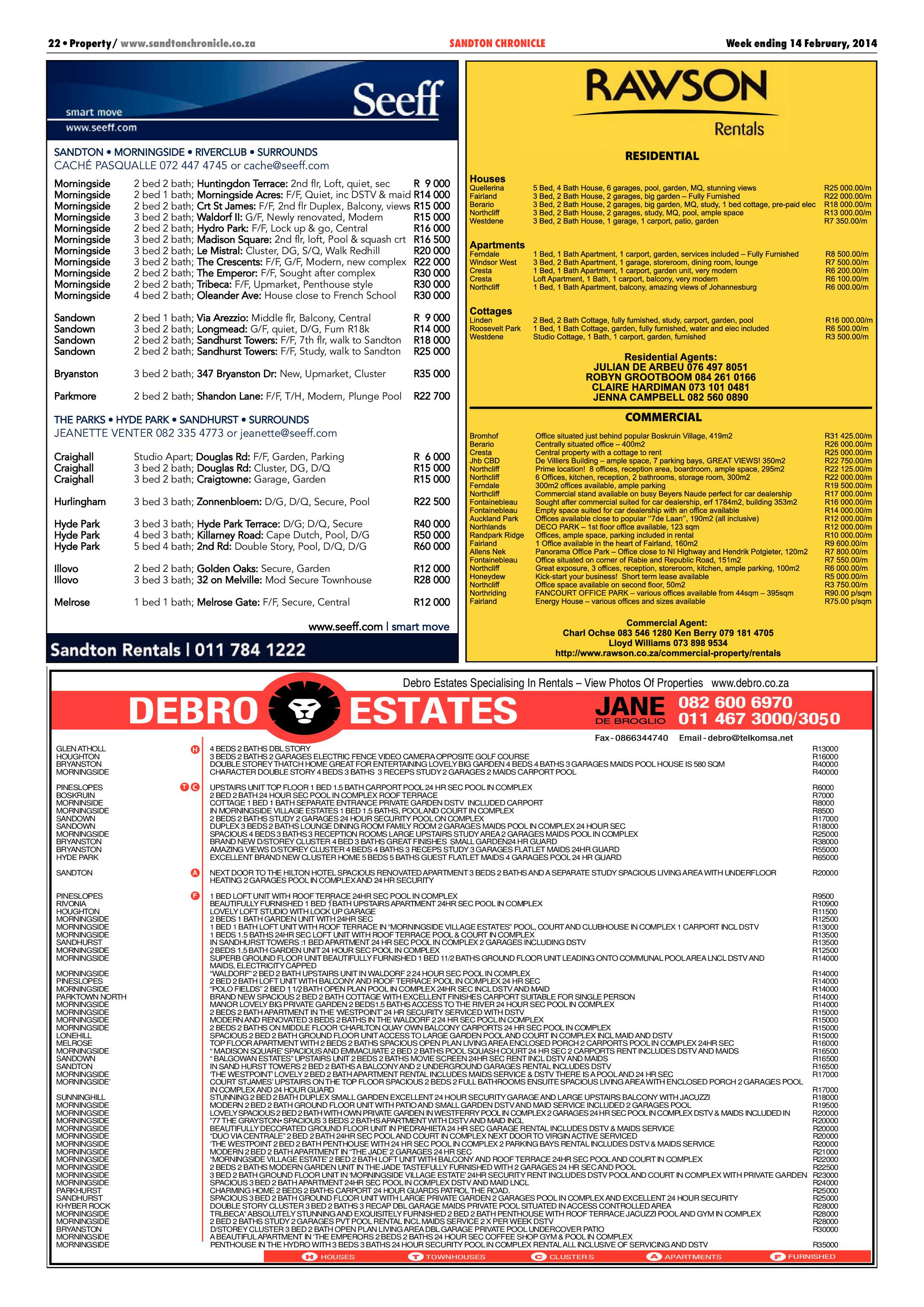 Sandton Chronicle 14 February 2014 page 22