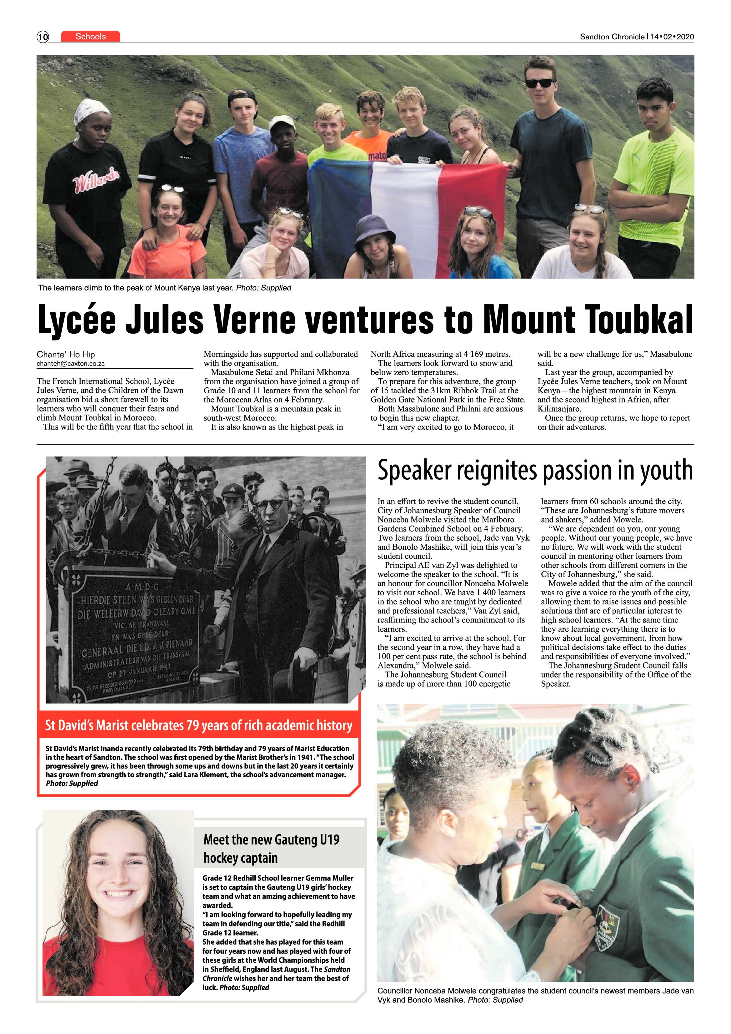 Sandton Chronicle 14 February 2020 page 10