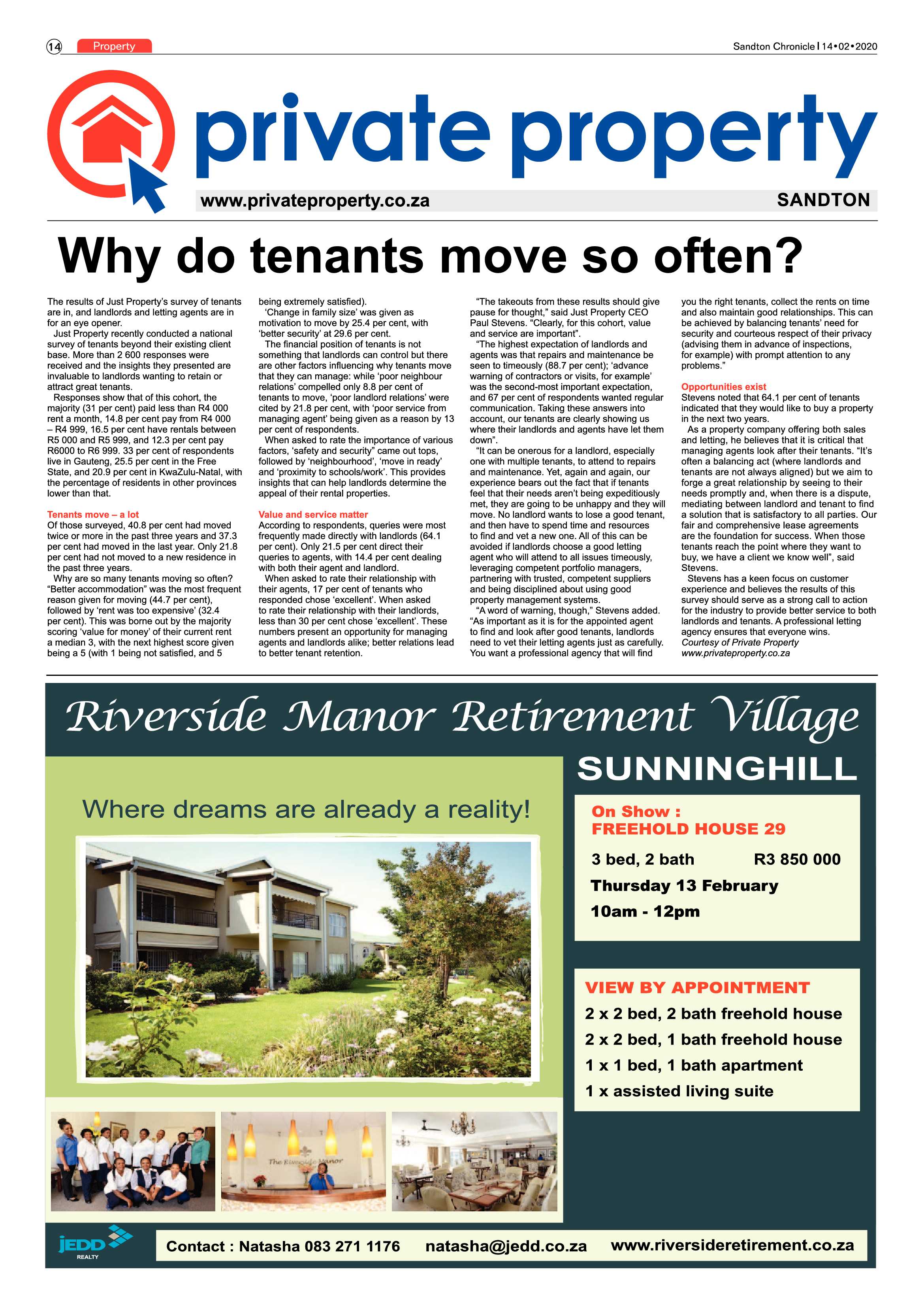 Sandton Chronicle 14 February 2020 page 14
