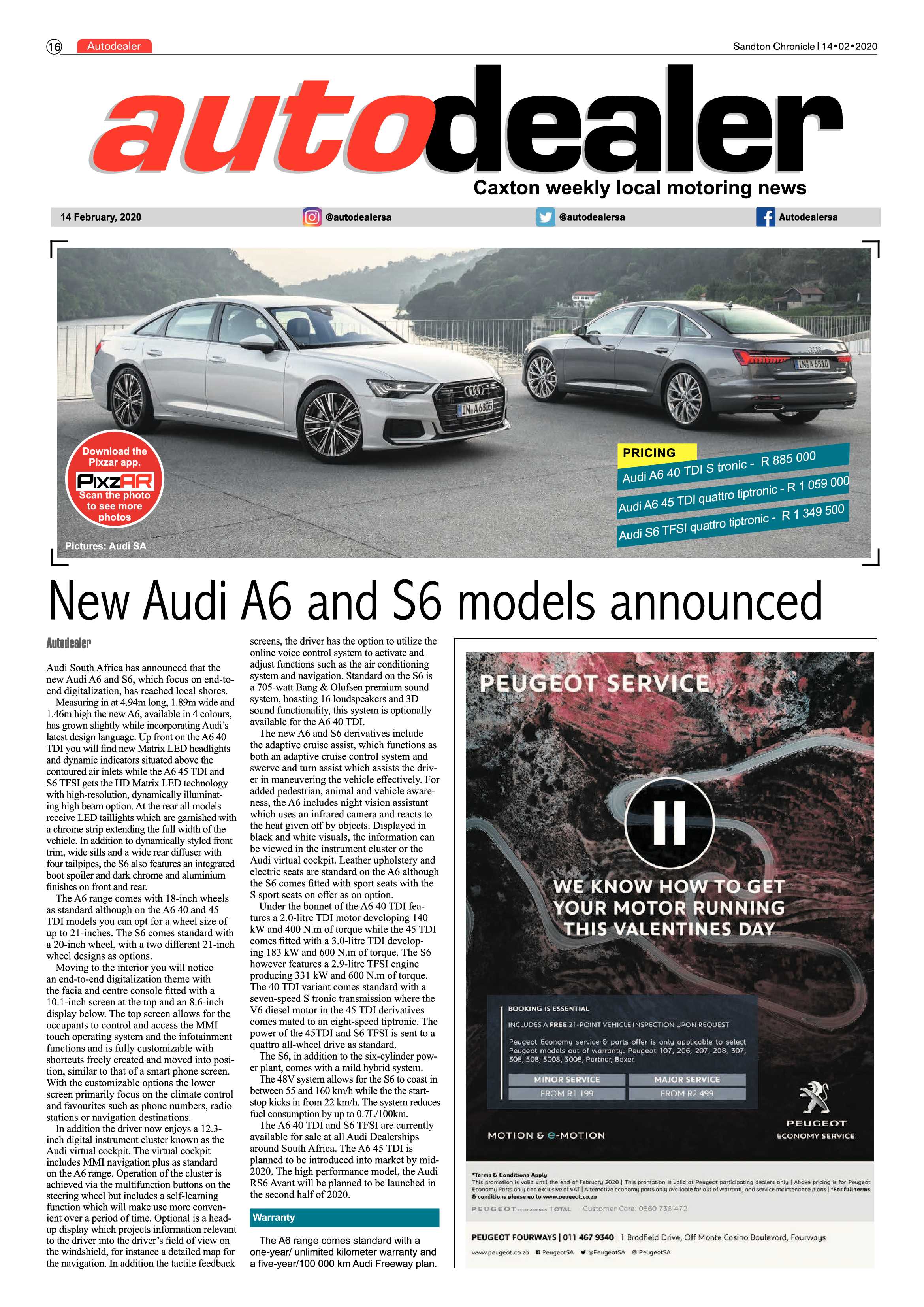 Sandton Chronicle 14 February 2020 page 16