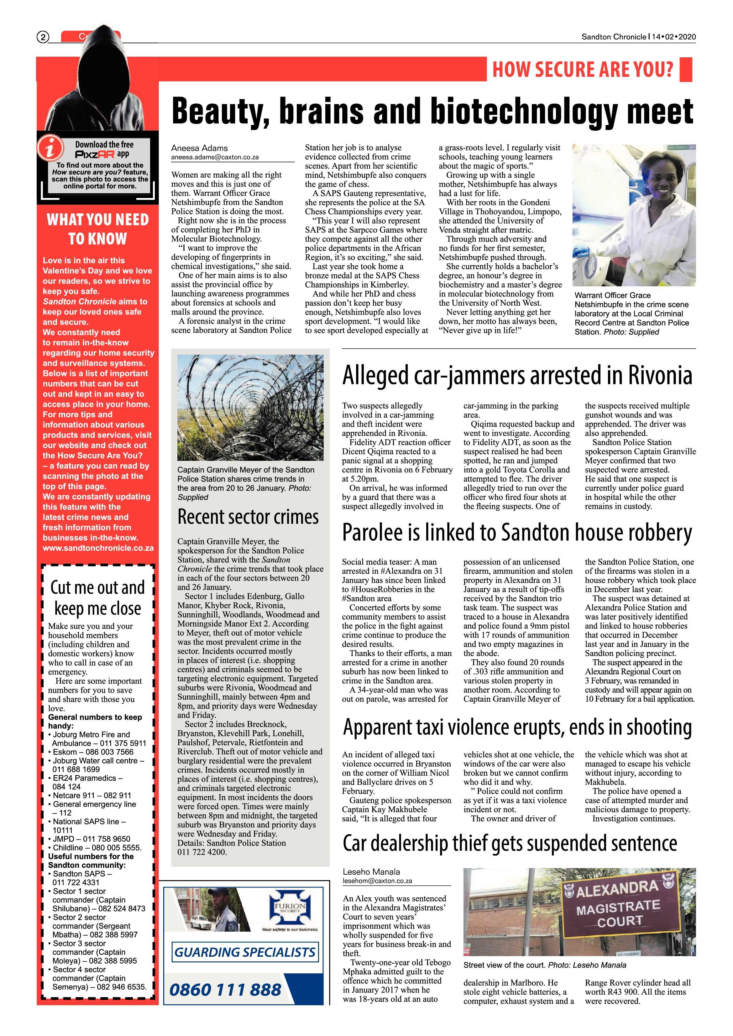 Sandton Chronicle 14 February 2020 page 2
