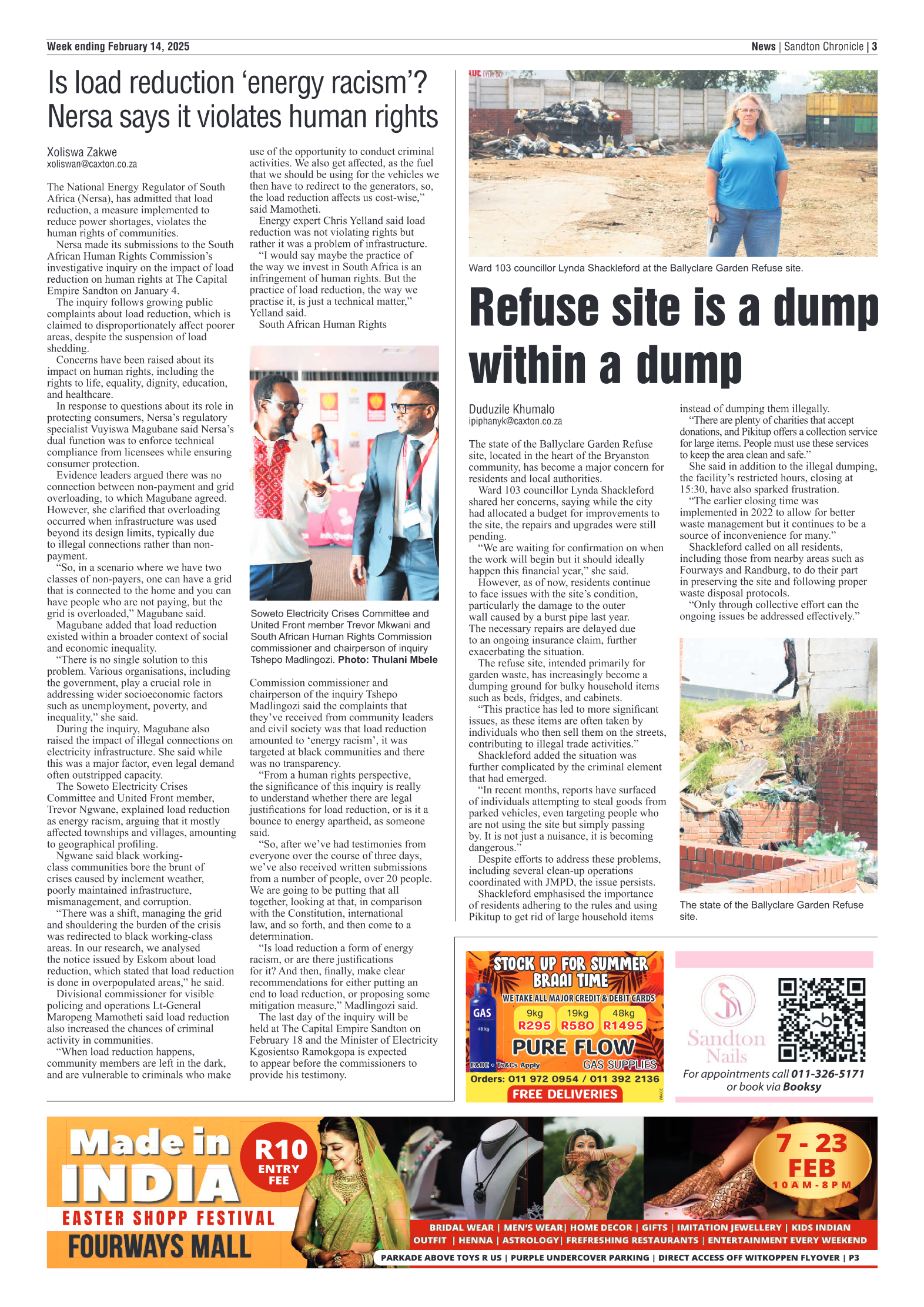 Sandton Chronicle 14 February 2025 page 3