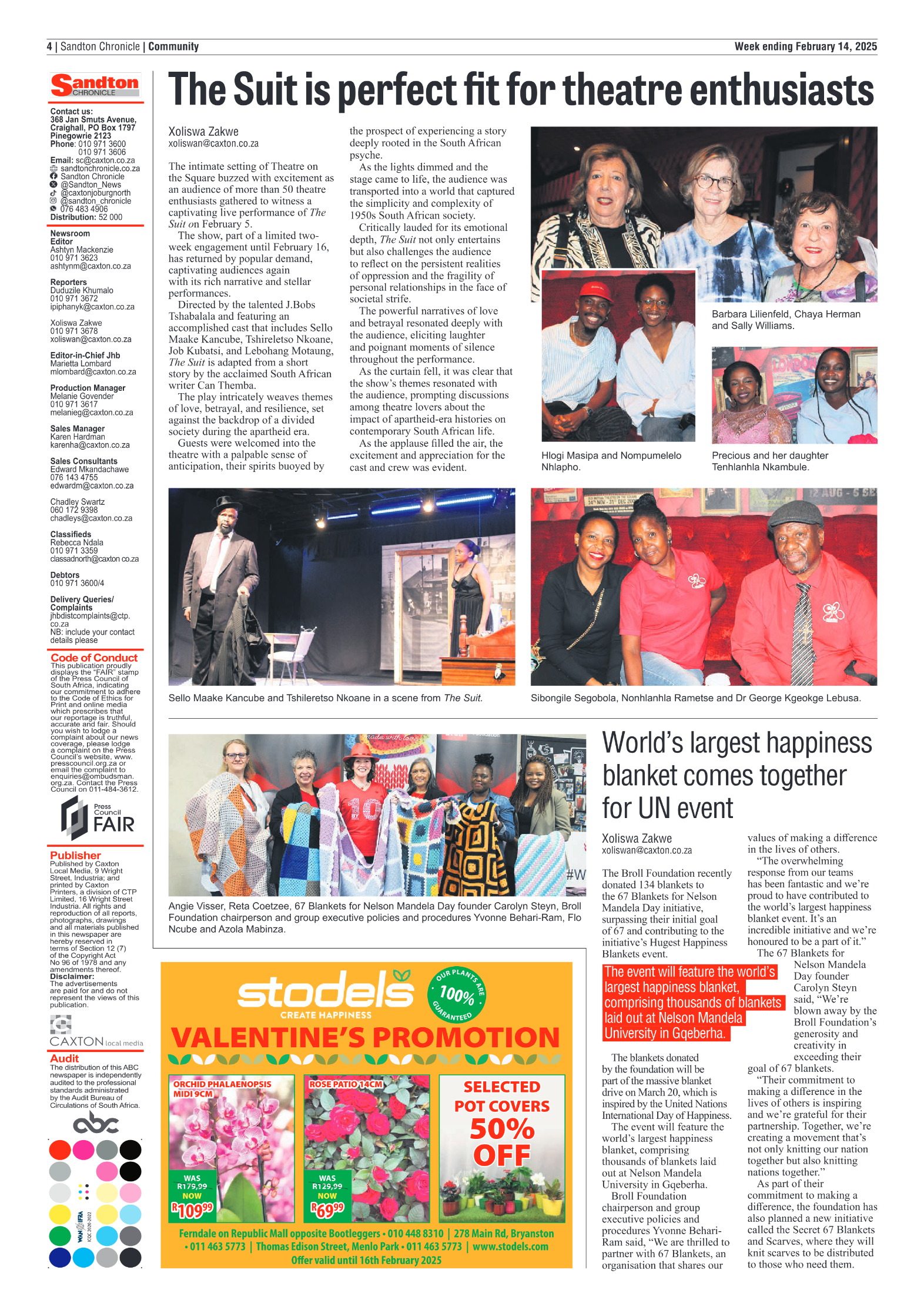 Sandton Chronicle 14 February 2025 page 4