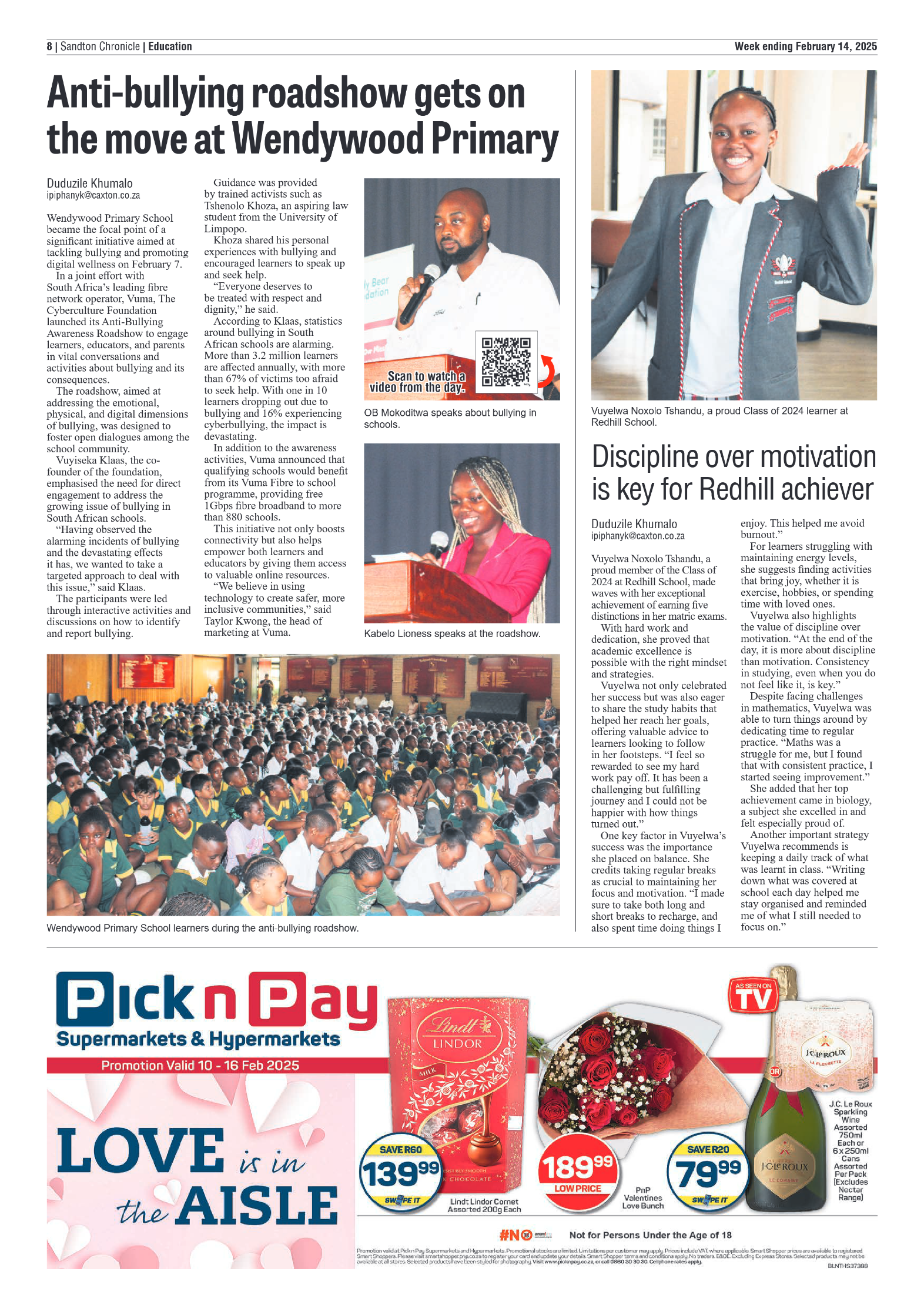 Sandton Chronicle 14 February 2025 page 8