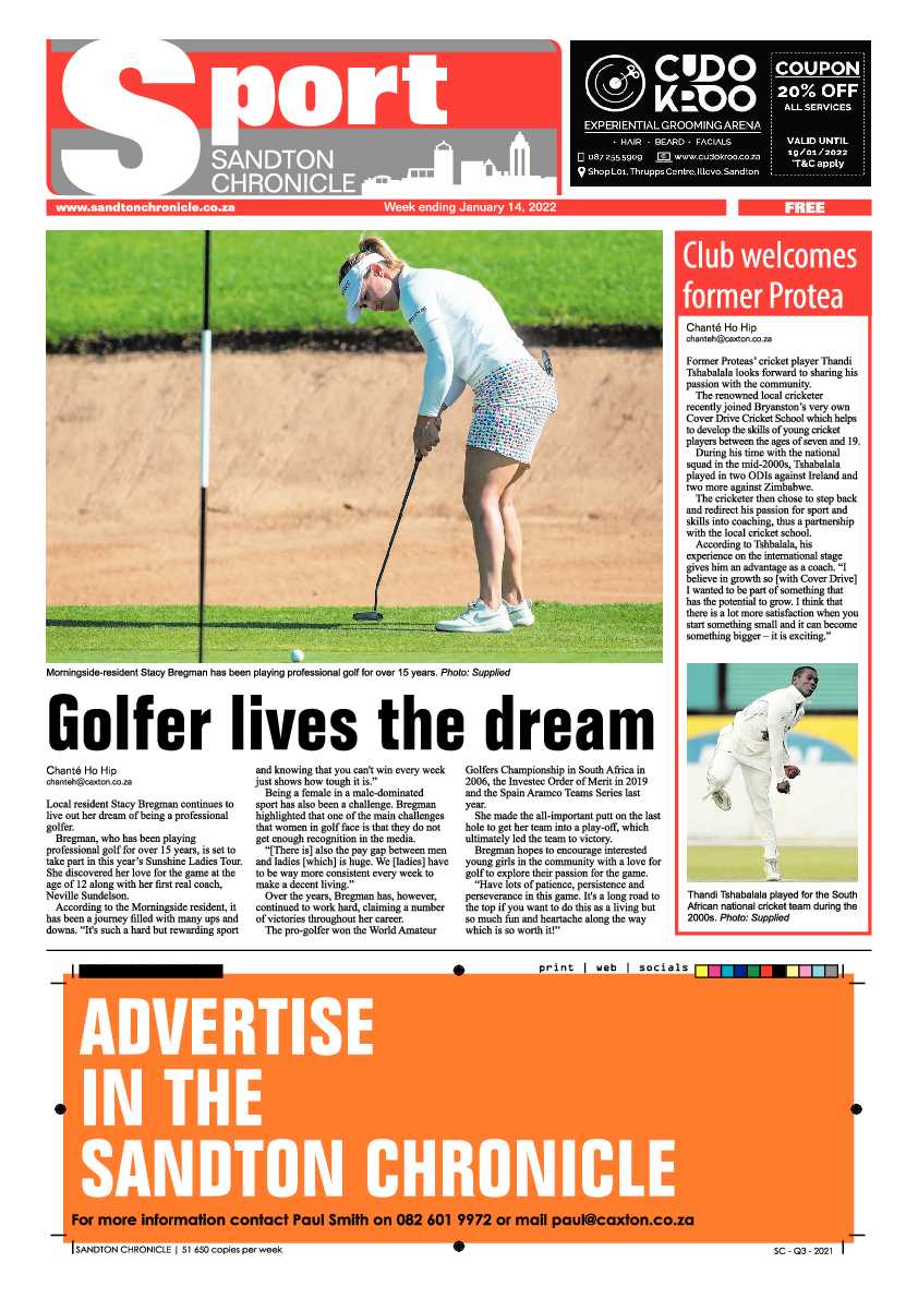 Sandton Chronicle 14 January 2022 page 8