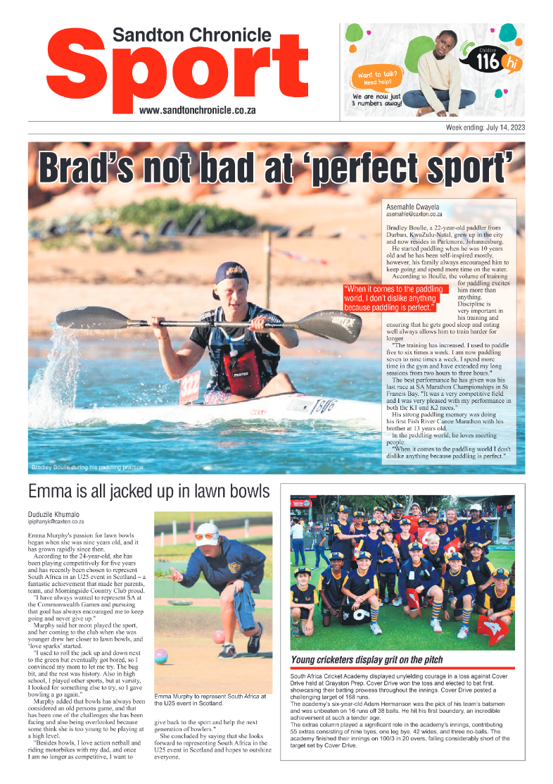 Sandton Chronicle 14 July 2023 page 12