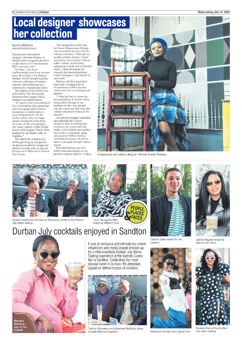 Sandton Chronicle 14 July 2023 page 6