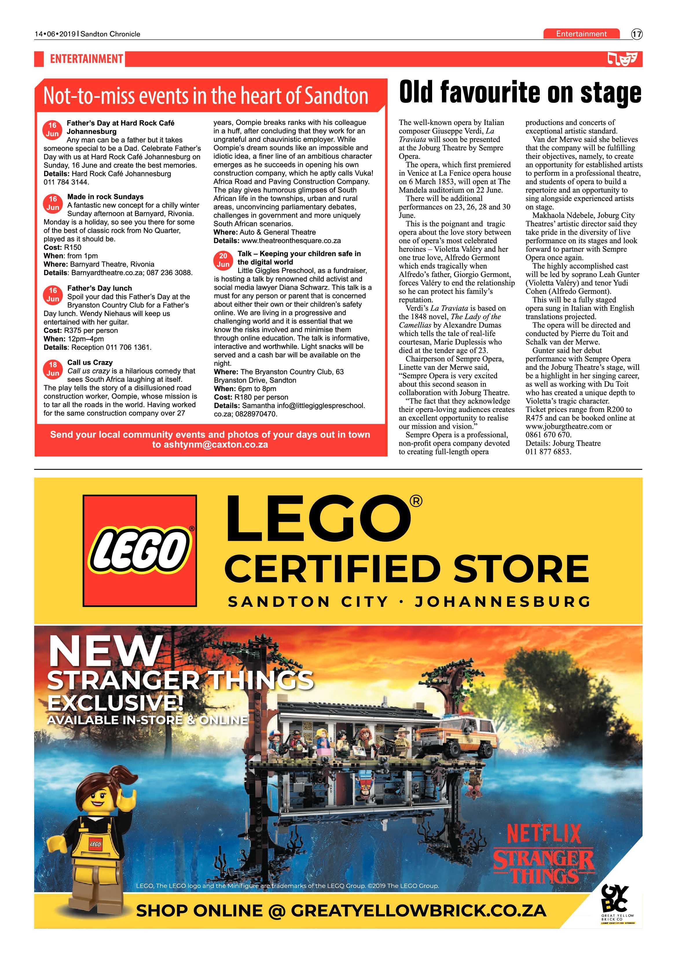Sandton Chronicle 14 June, 2019 page 17