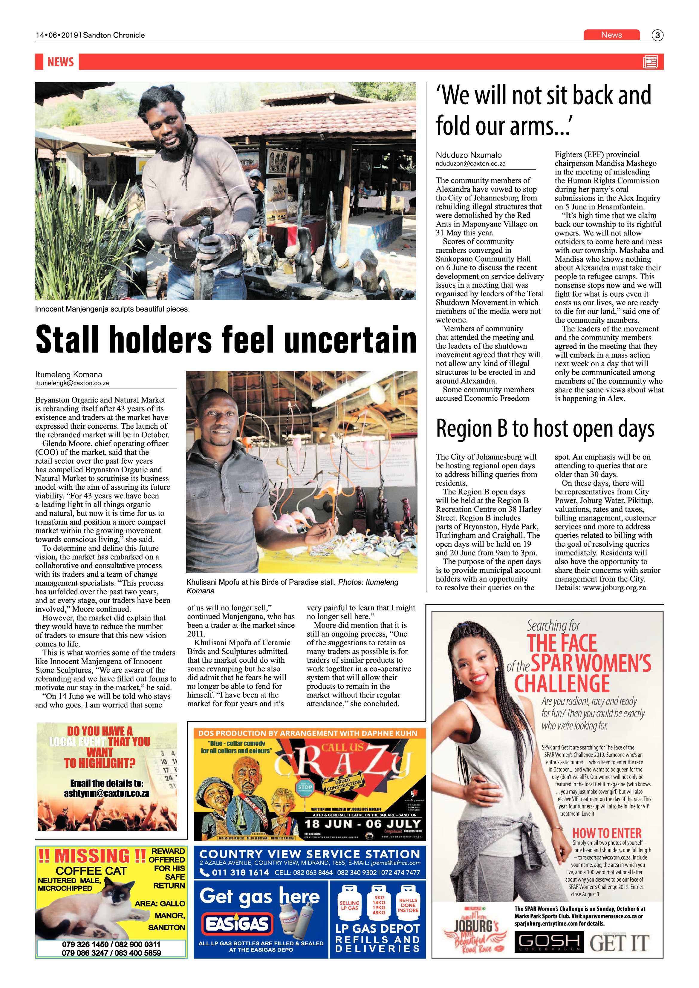 Sandton Chronicle 14 June, 2019 page 3