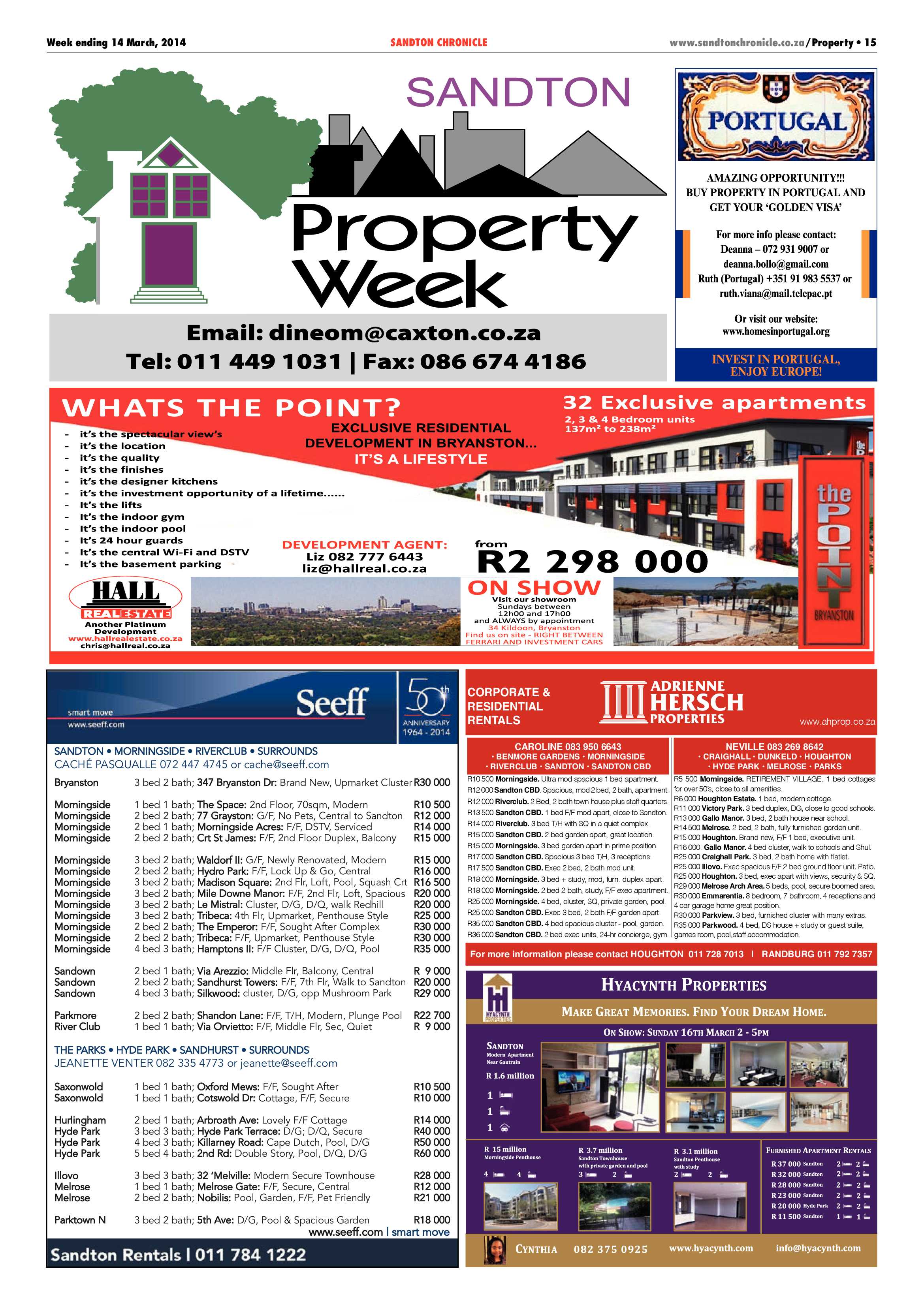 Sandton Chronicle 14 March 2014 page 15