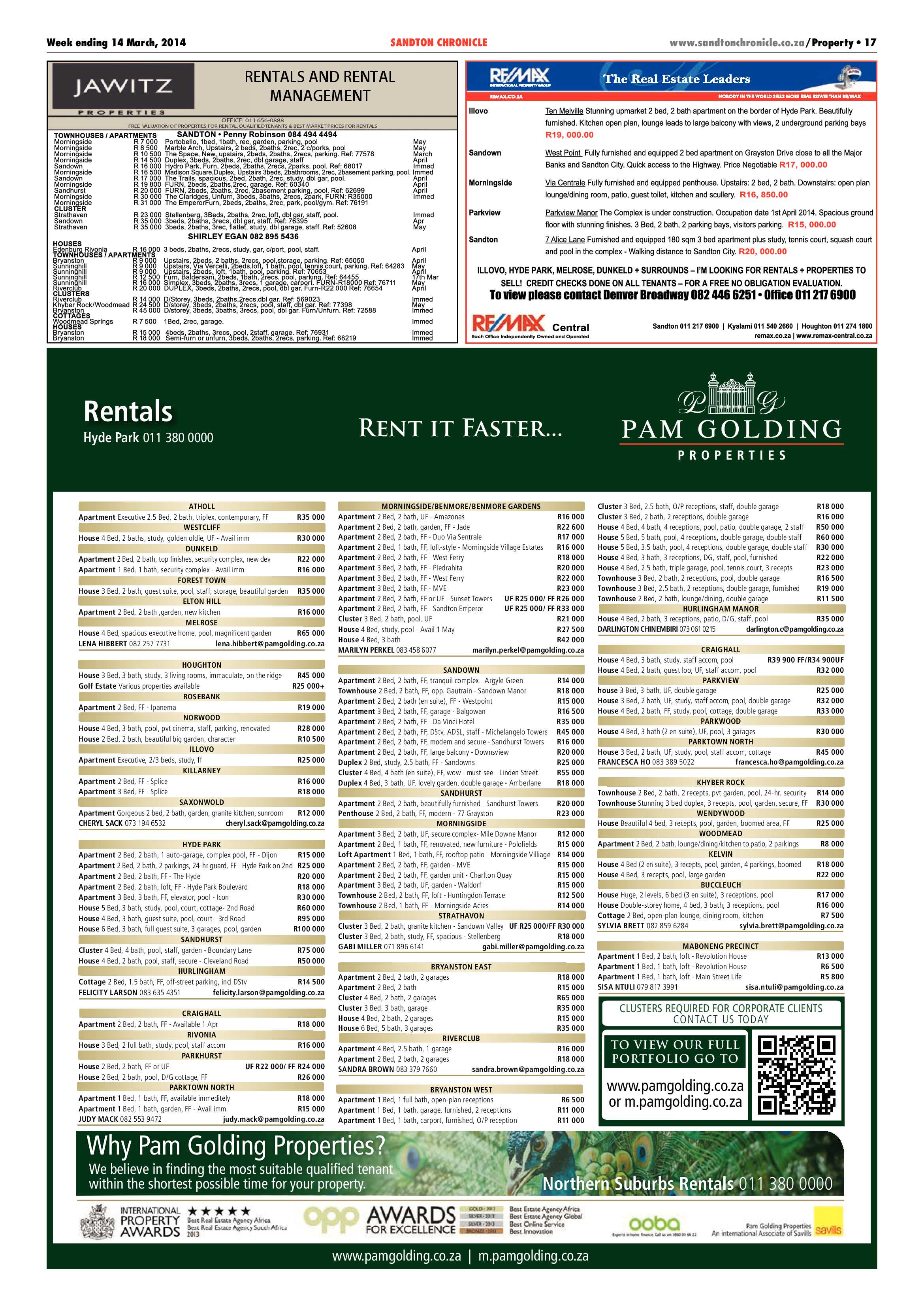 Sandton Chronicle 14 March 2014 page 17