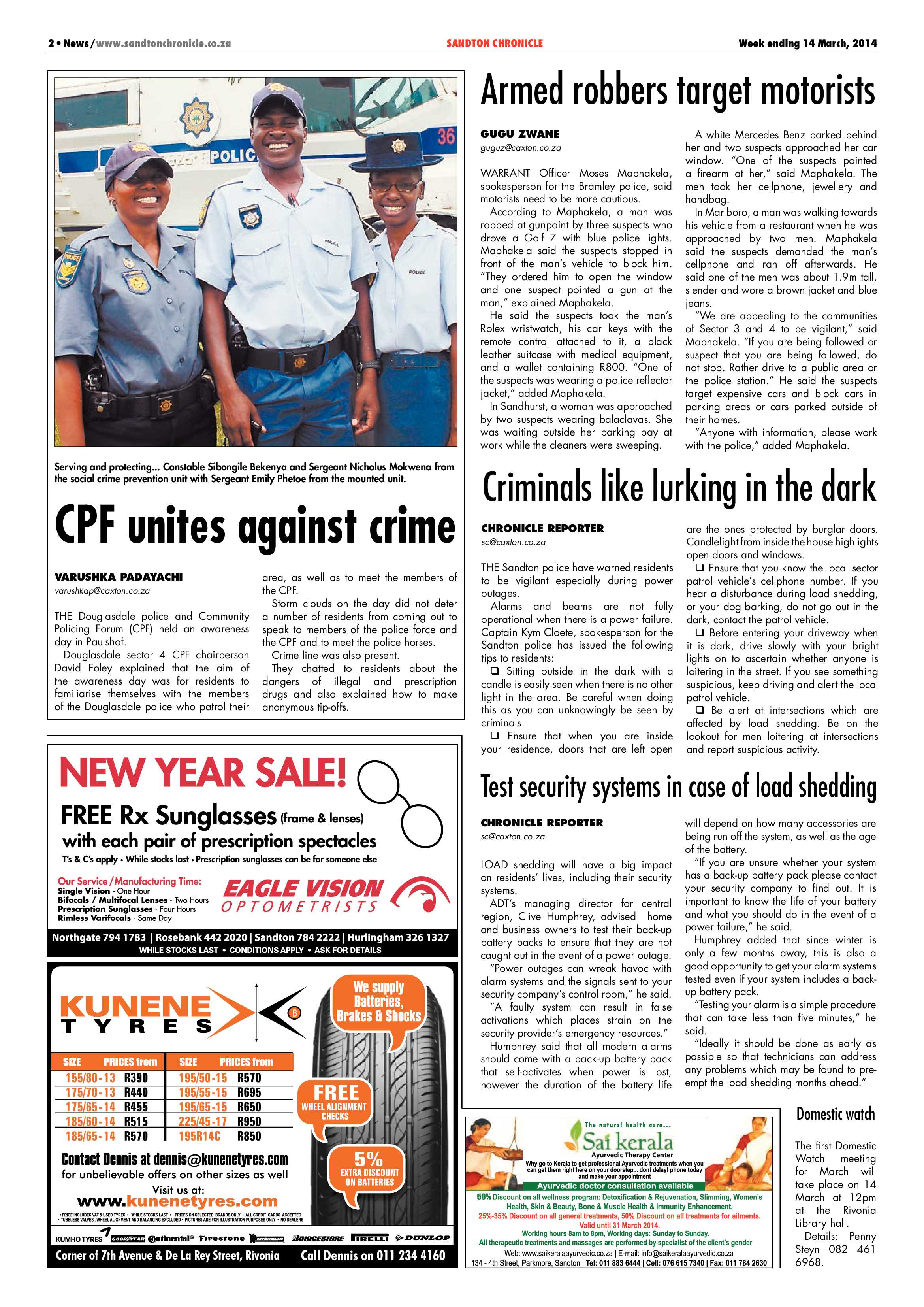 Sandton Chronicle 14 March 2014 page 2
