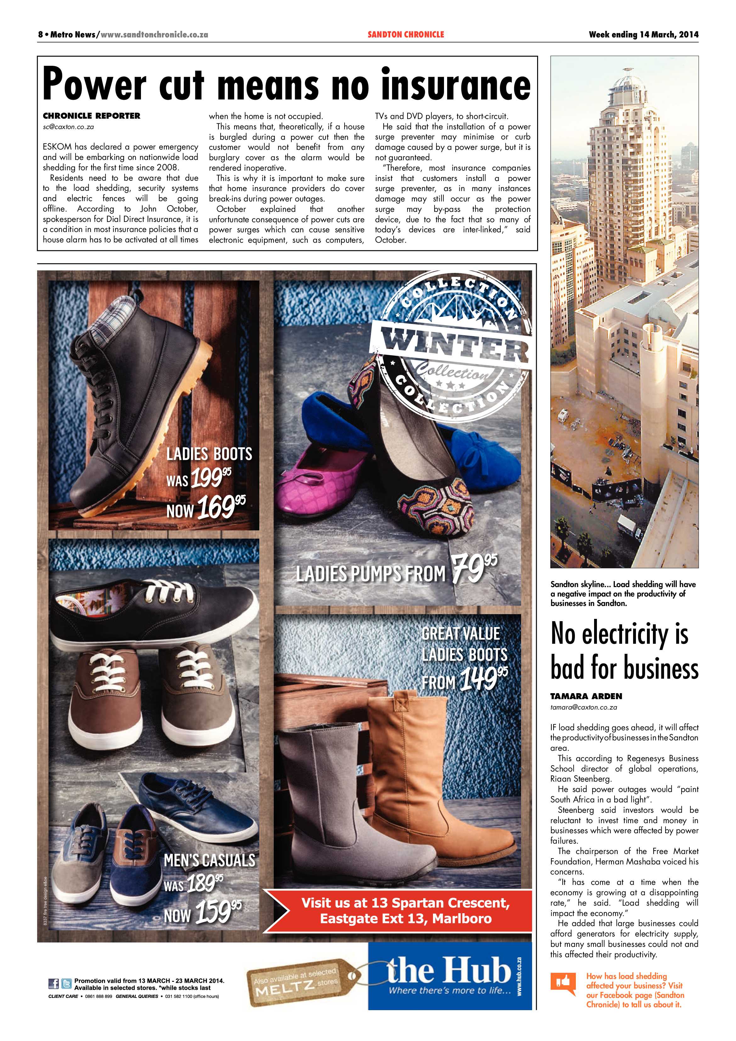 Sandton Chronicle 14 March 2014 page 8