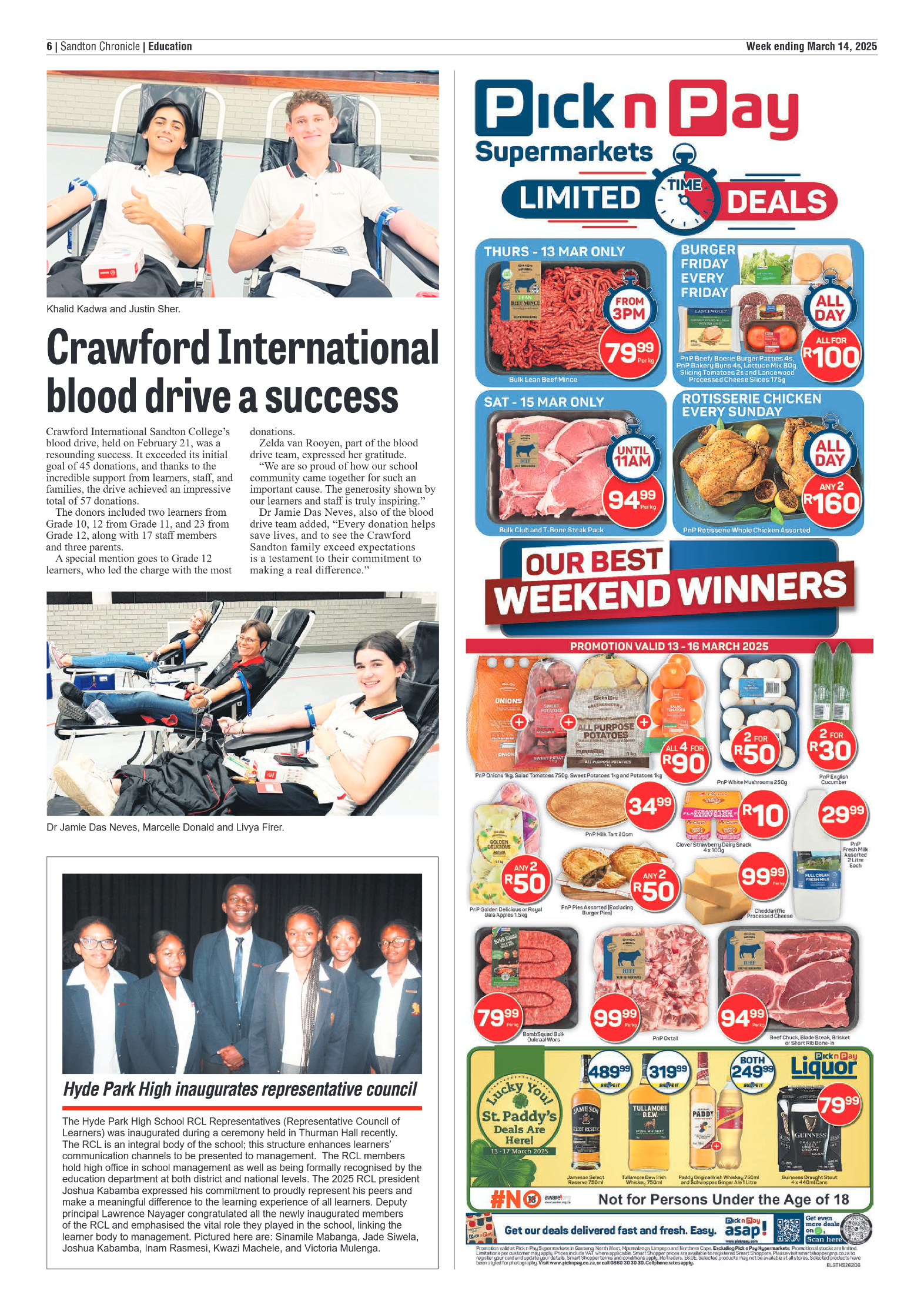 Sandton Chronicle 14 March 2025 page 6