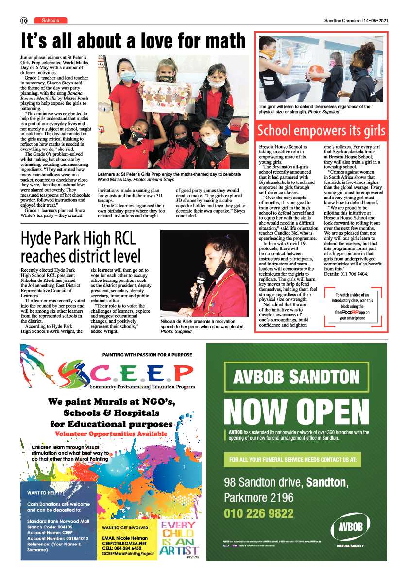 Sandton Chronicle 14 May 2021 page 10