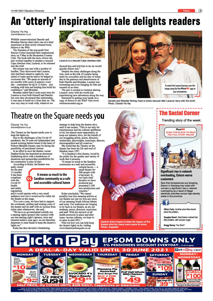 Sandton Chronicle 14 May 2021 page 3