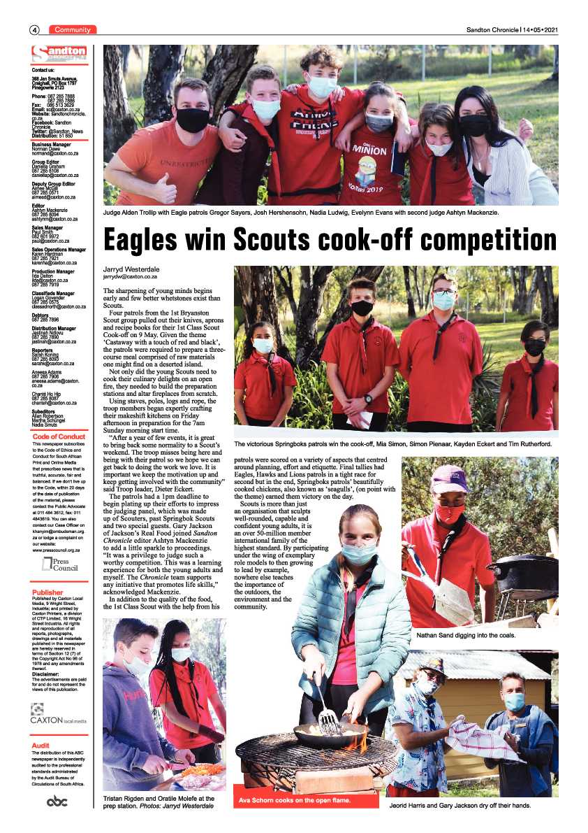 Sandton Chronicle 14 May 2021 page 4