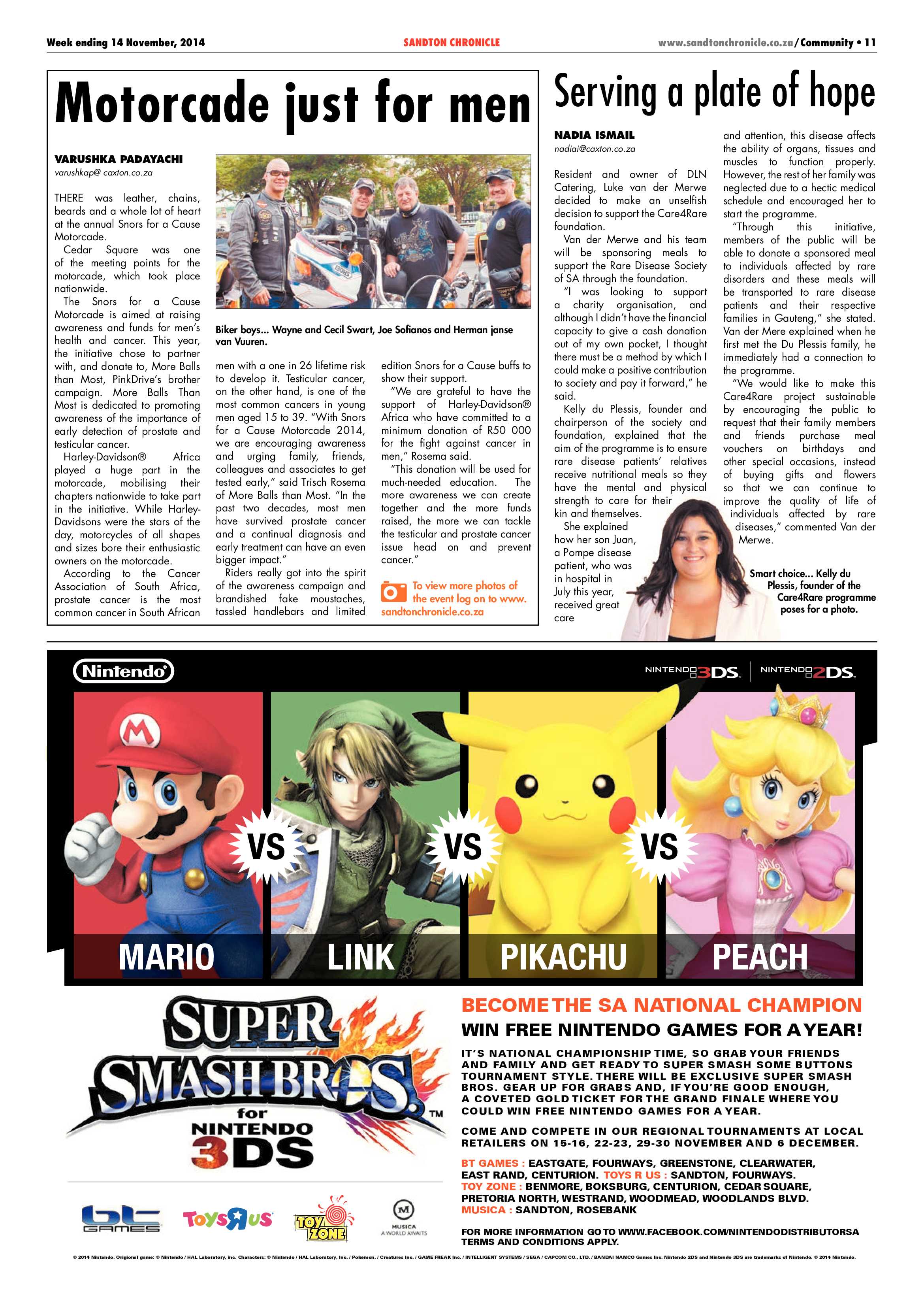Sandton Chronicle 14 November 2014 page 11
