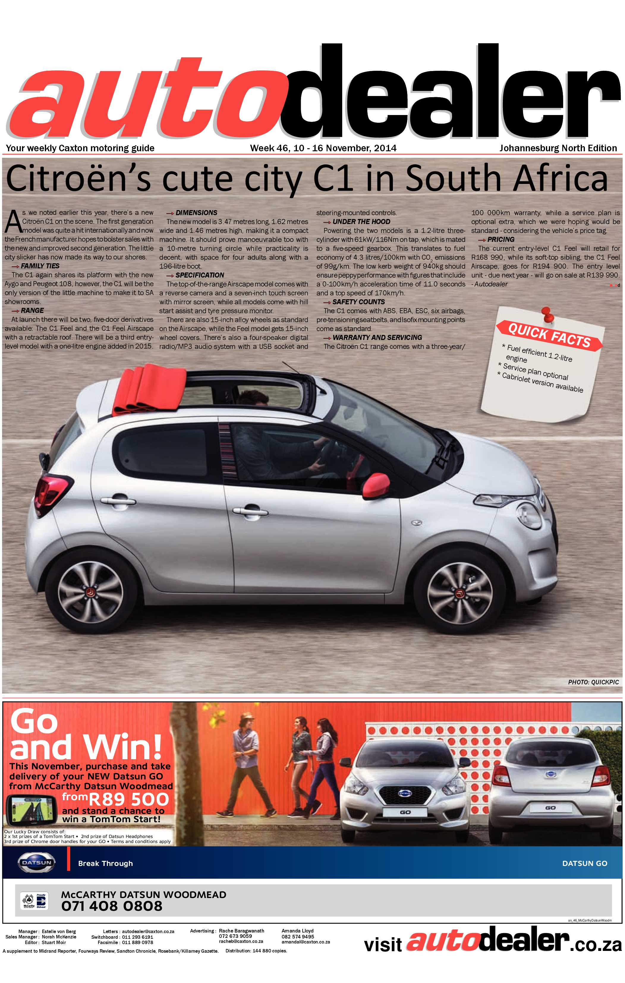 Sandton Chronicle 14 November 2014 page 17