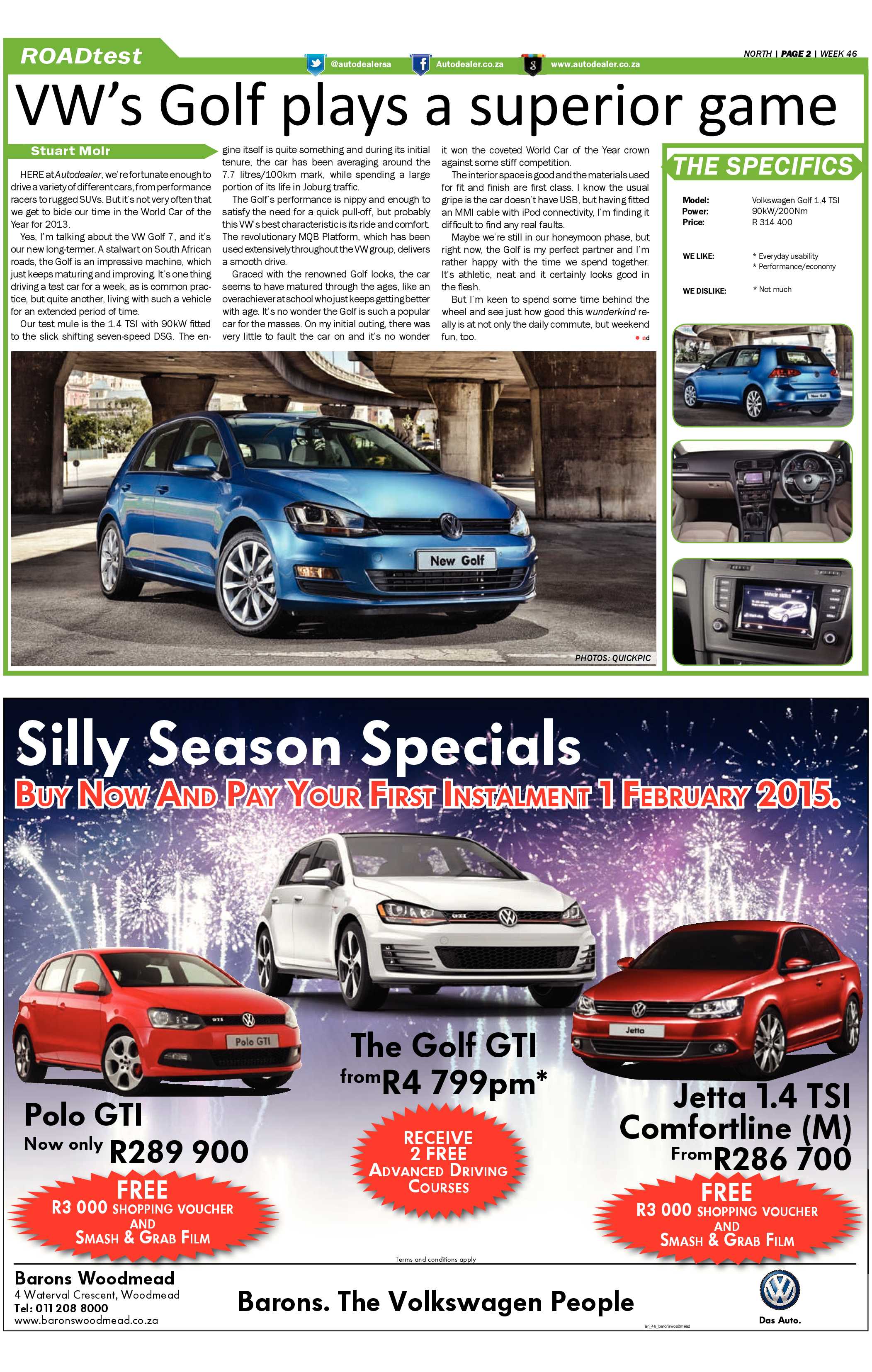 Sandton Chronicle 14 November 2014 page 18