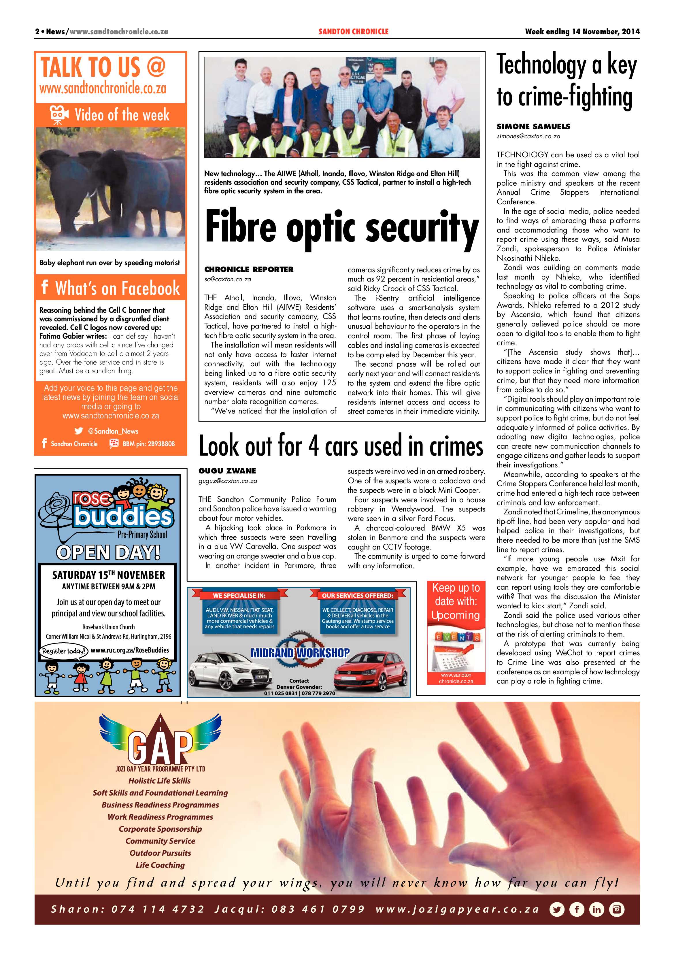 Sandton Chronicle 14 November 2014 page 2