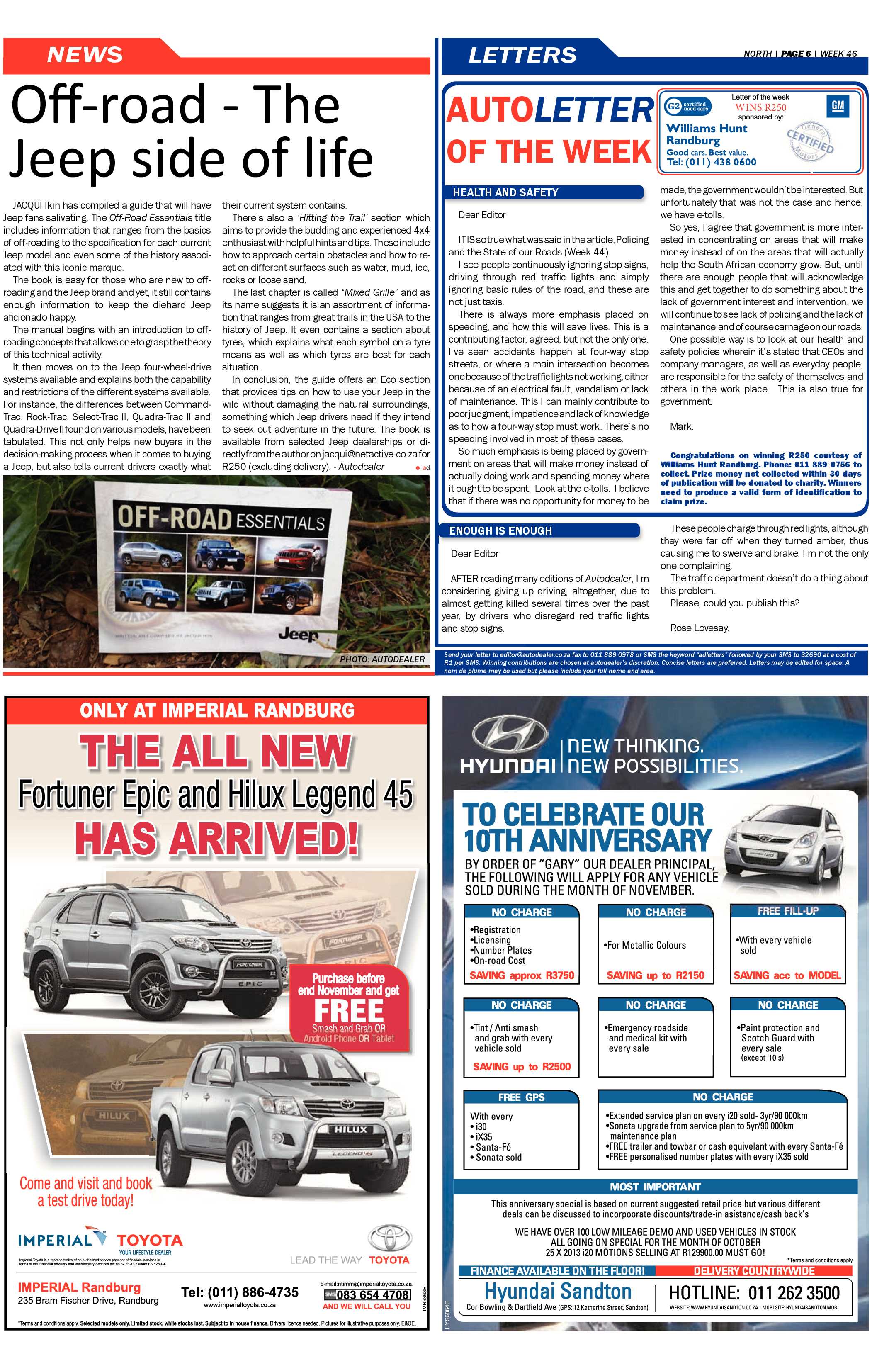 Sandton Chronicle 14 November 2014 page 22