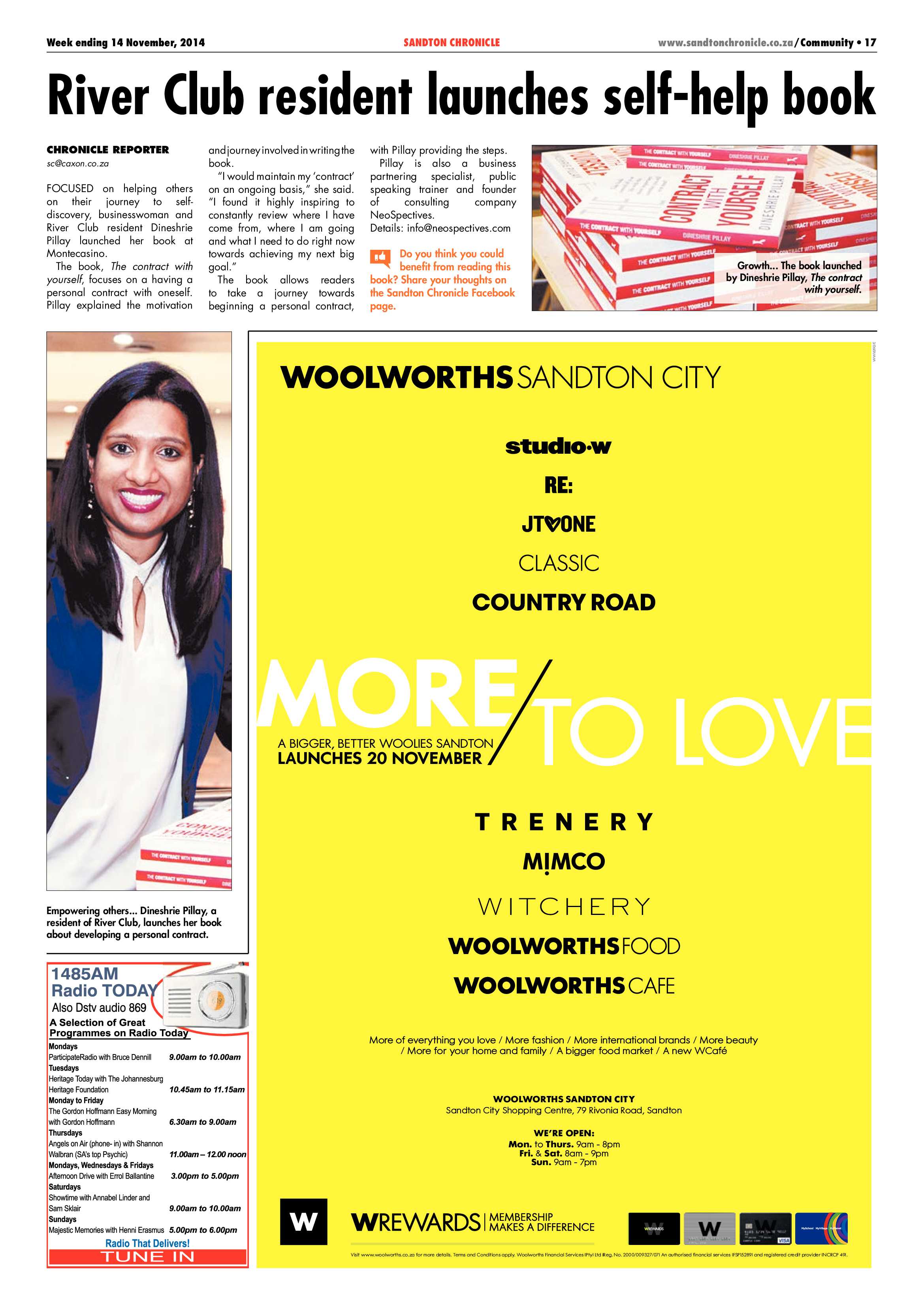 Sandton Chronicle 14 November 2014 page 25