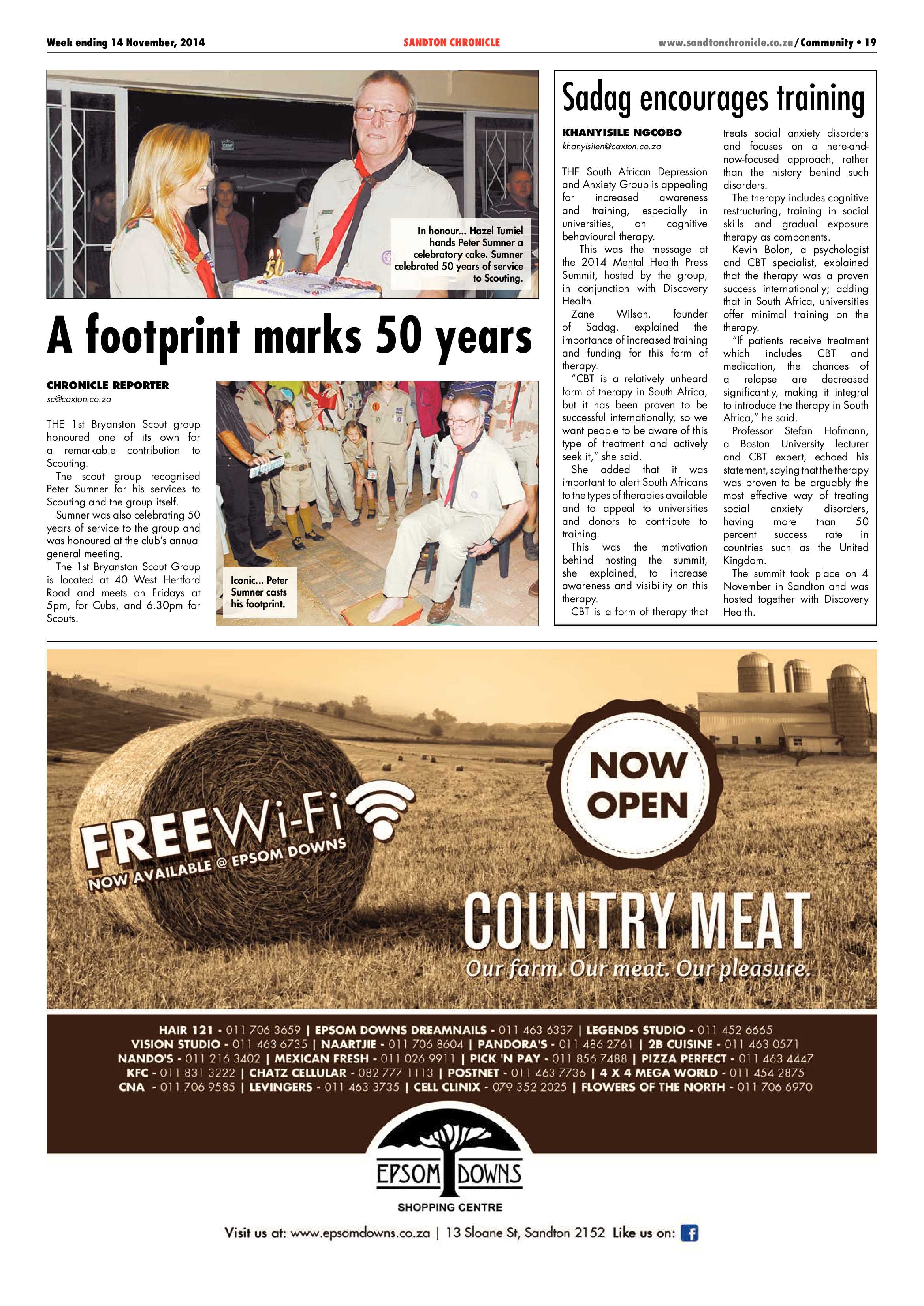 Sandton Chronicle 14 November 2014 page 27