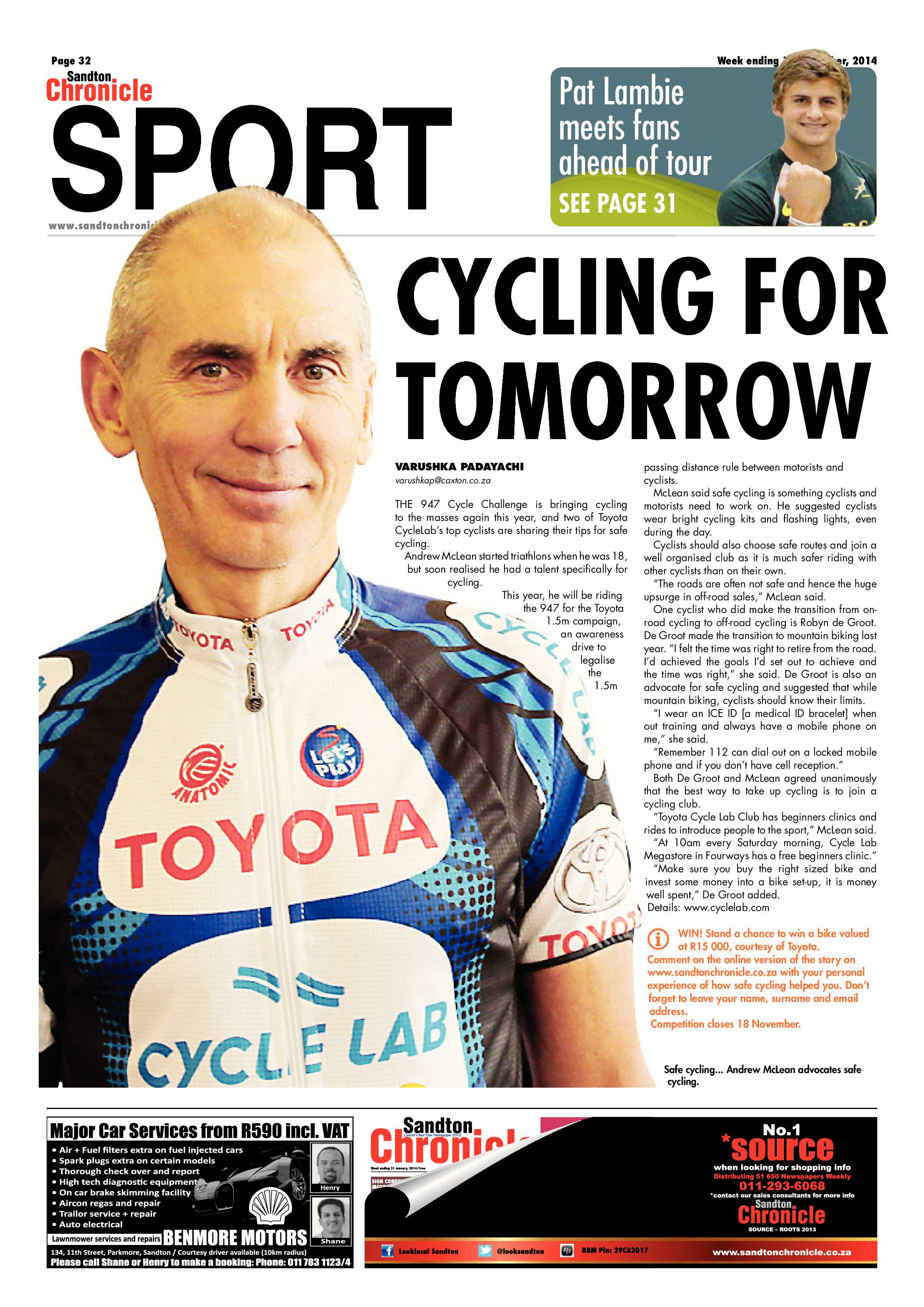 Sandton Chronicle 14 November 2014 page 40