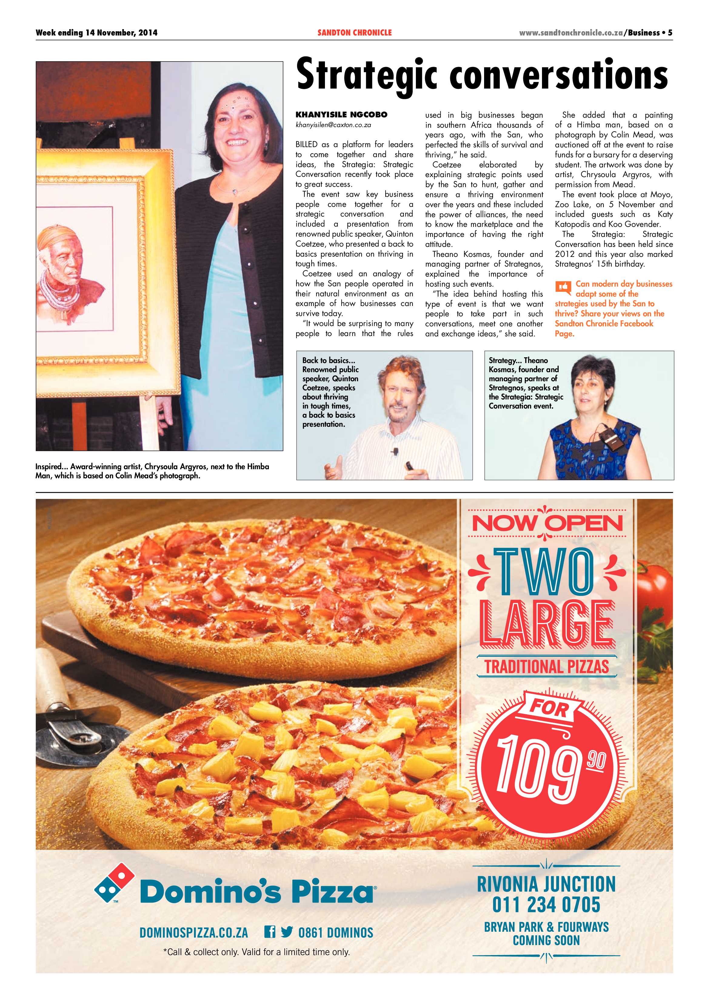 Sandton Chronicle 14 November 2014 page 5