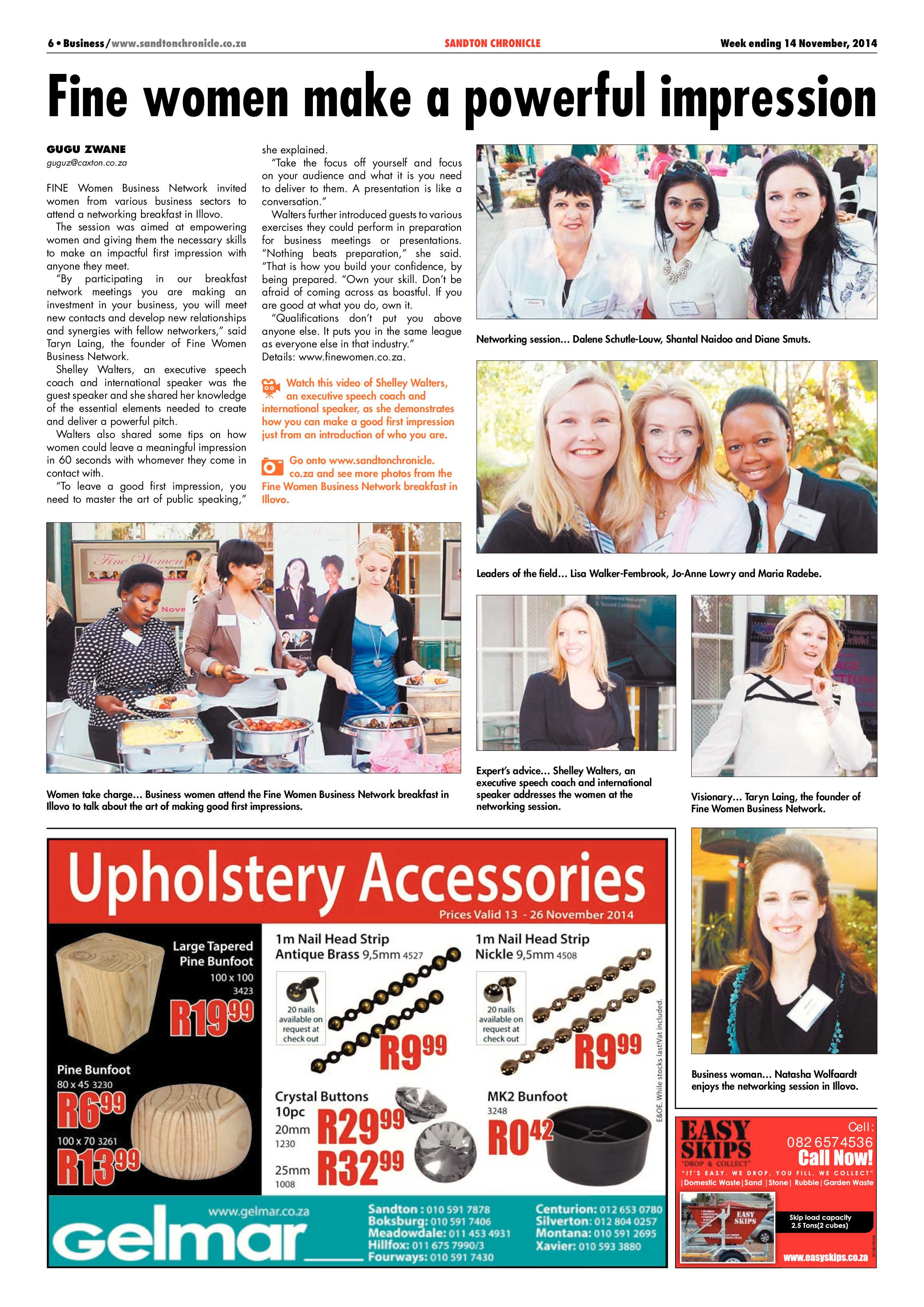 Sandton Chronicle 14 November 2014 page 6