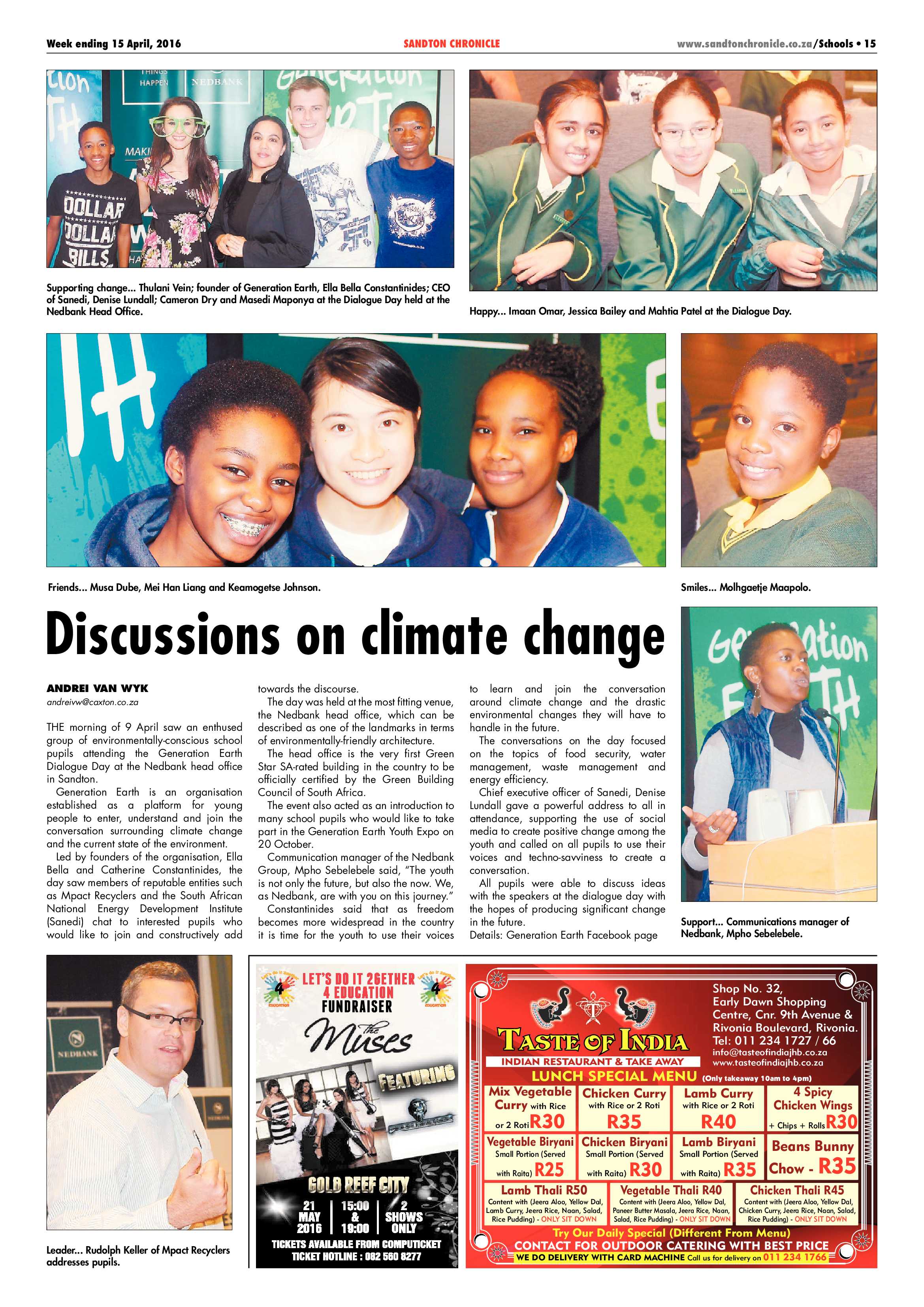 Sandton Chronicle 15 April 2016 page 15