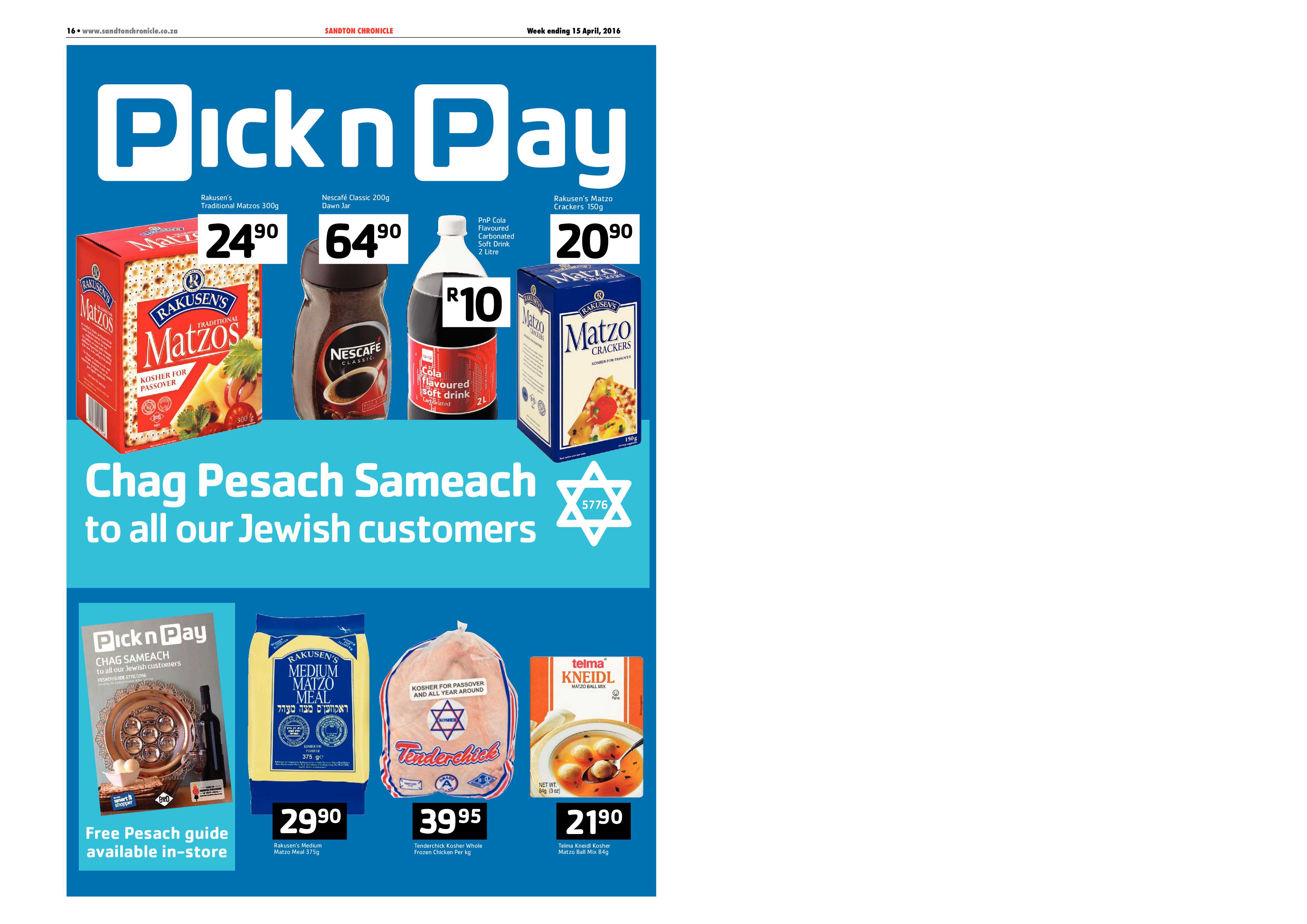 Sandton Chronicle 15 April 2016 page 16