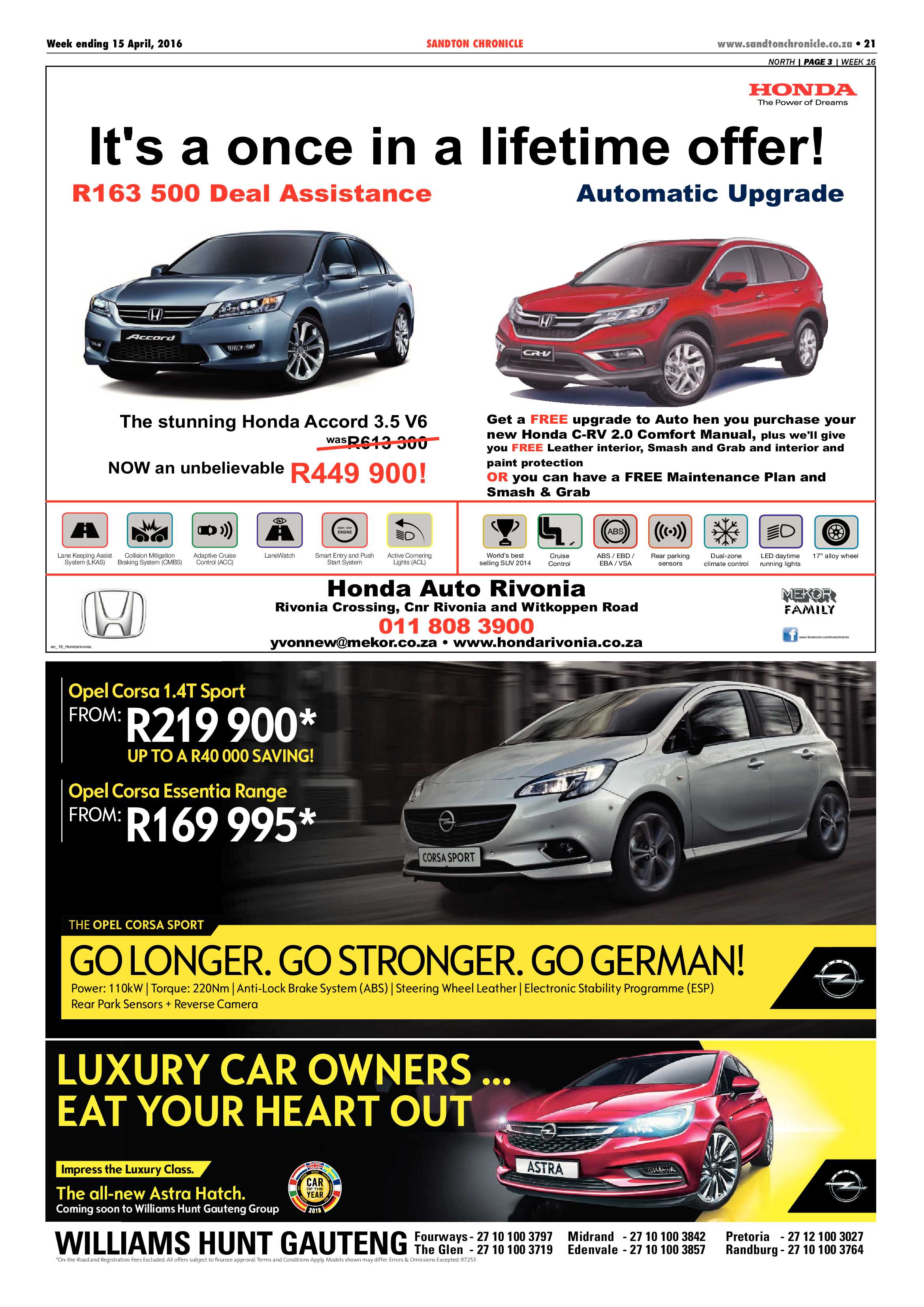 Sandton Chronicle 15 April 2016 page 21