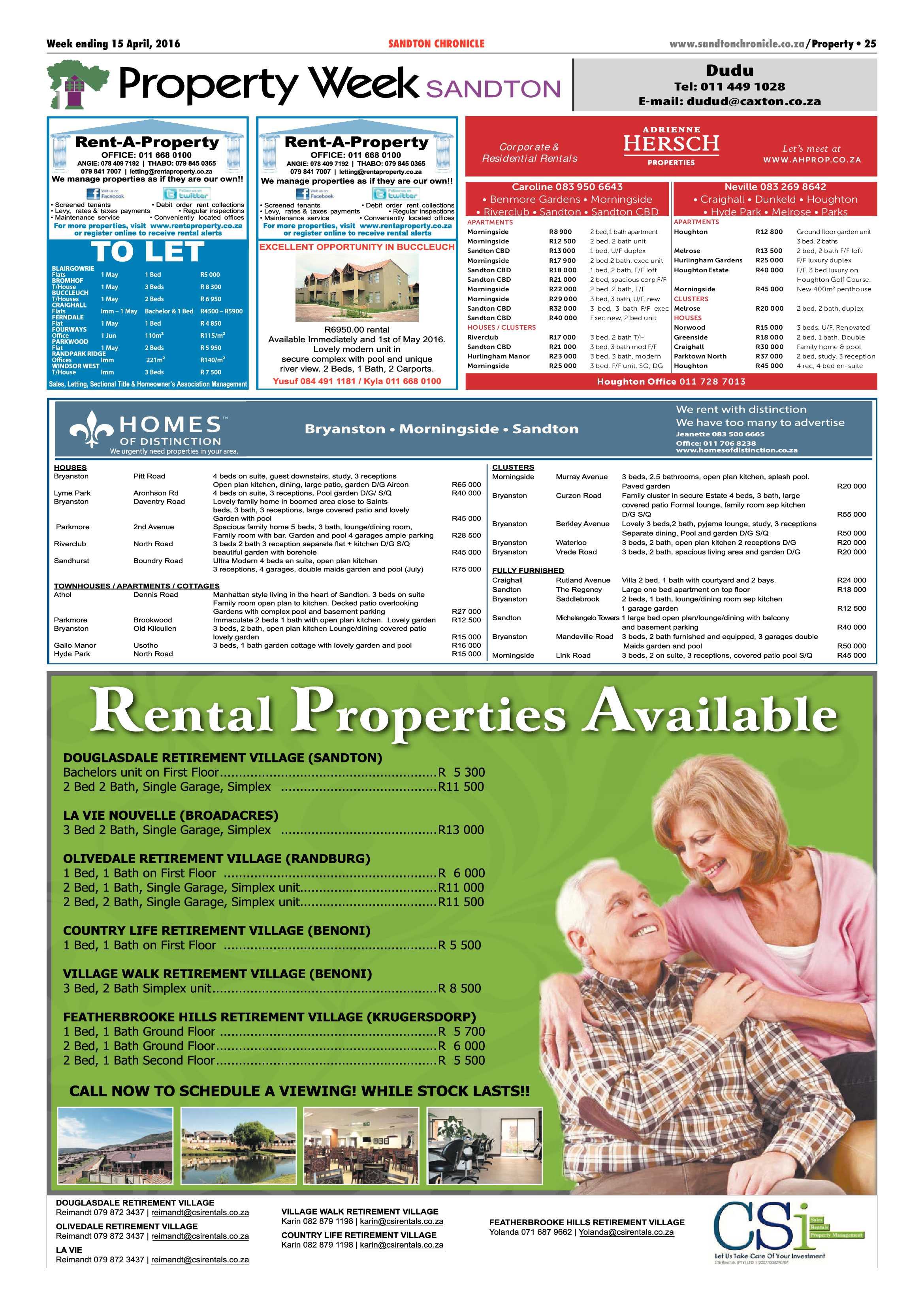Sandton Chronicle 15 April 2016 page 25