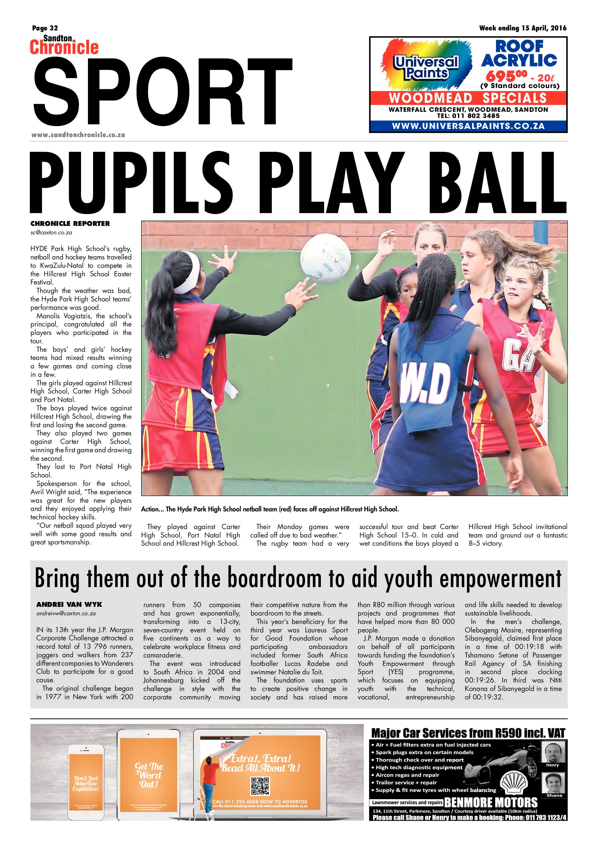 Sandton Chronicle 15 April 2016 page 32