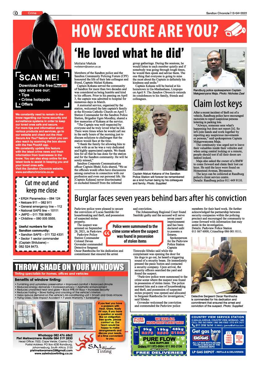 Sandton Chronicle 15 April 2022 page 2