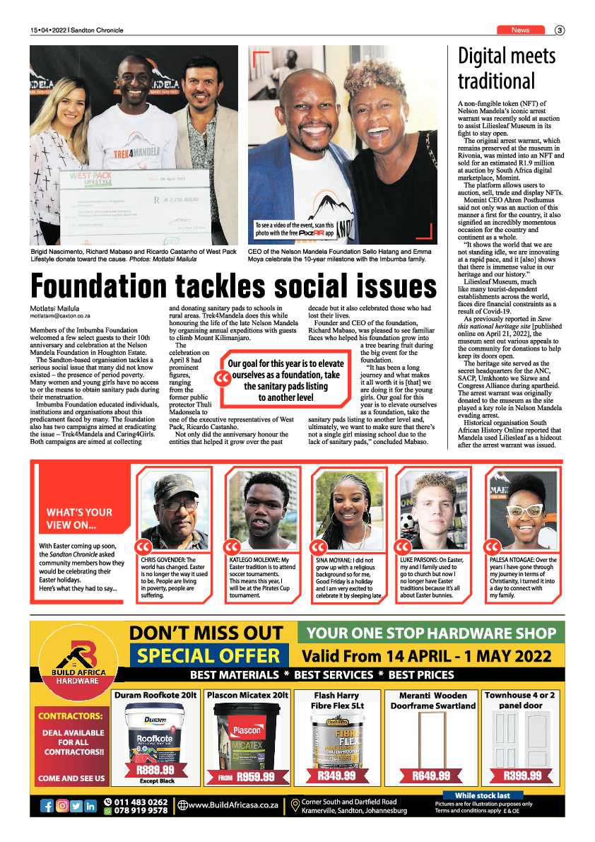 Sandton Chronicle 15 April 2022 page 3