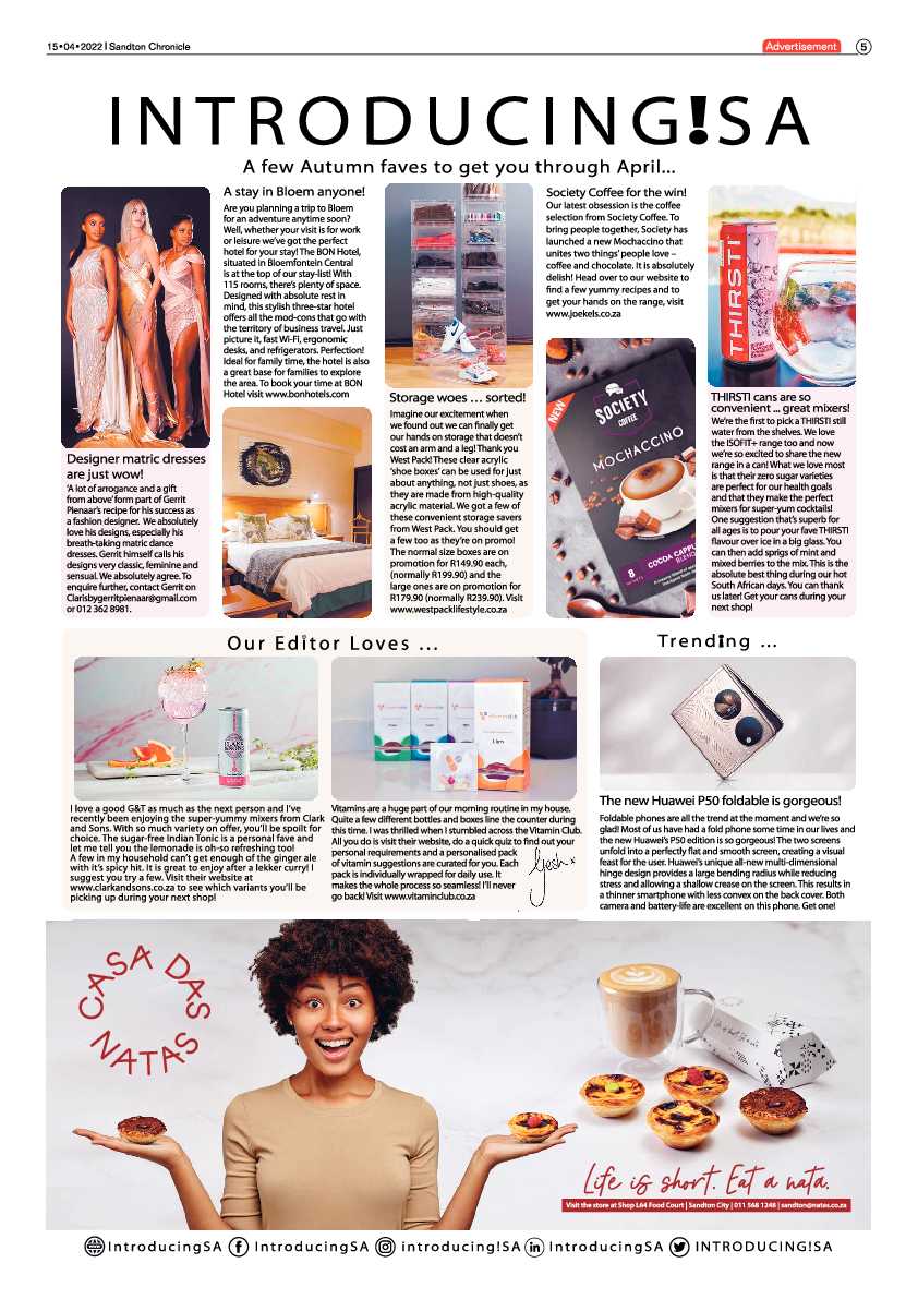 Sandton Chronicle 15 April 2022 page 5