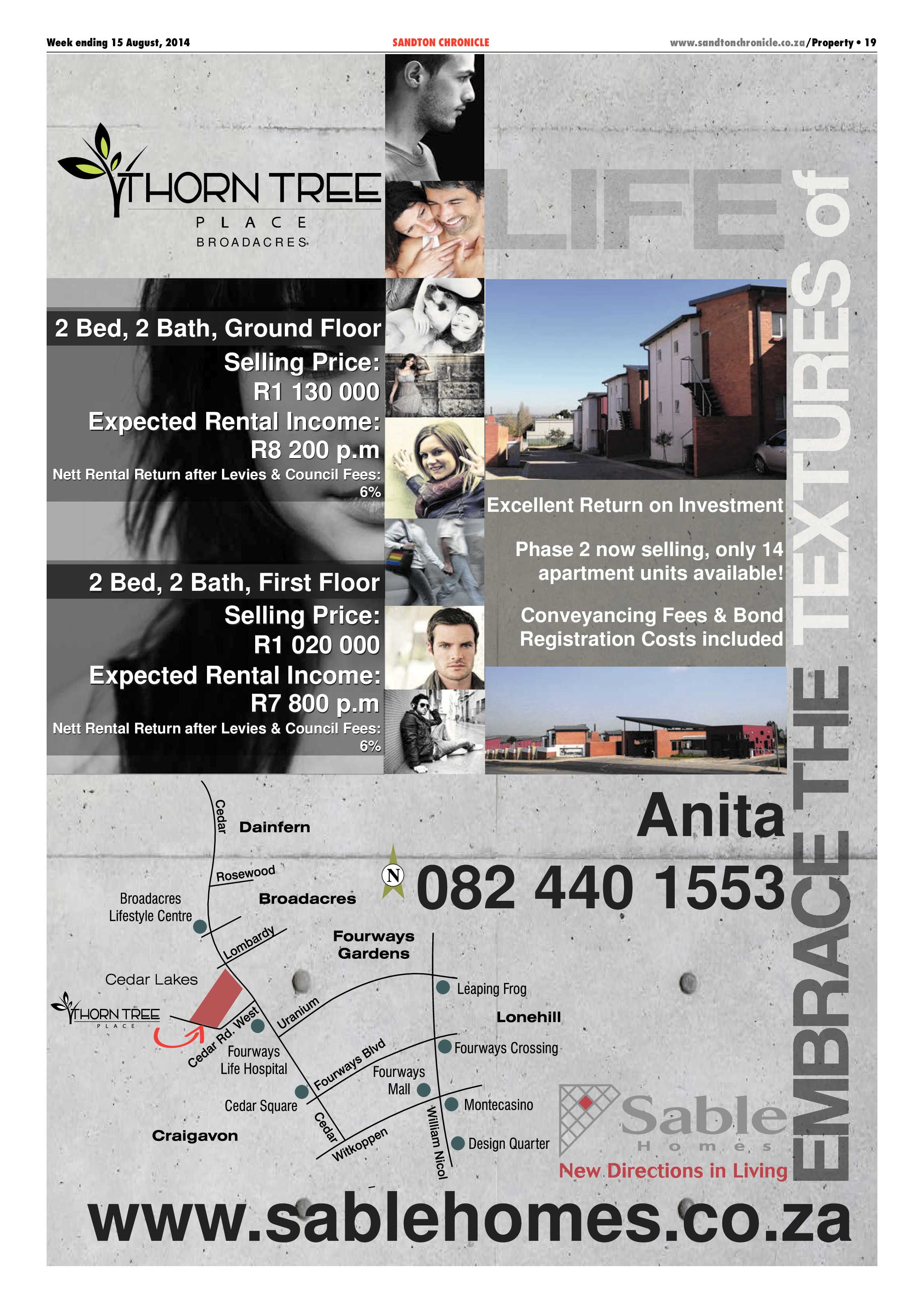 Sandton Chronicle 15 August 2014 page 19