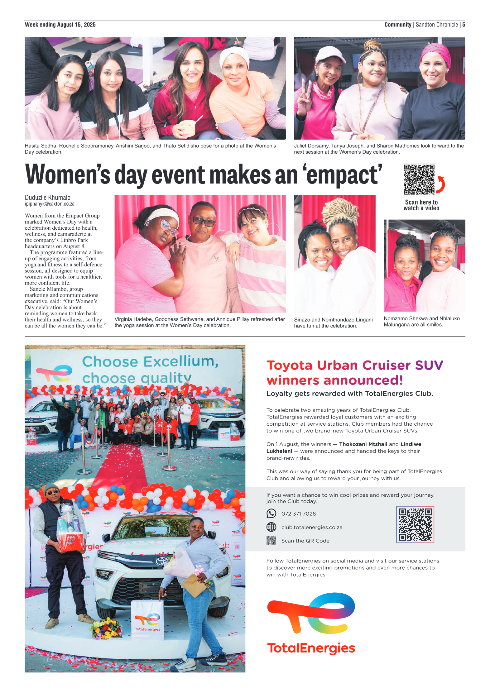 Sandton Chronicle 15 August 2025 page 5