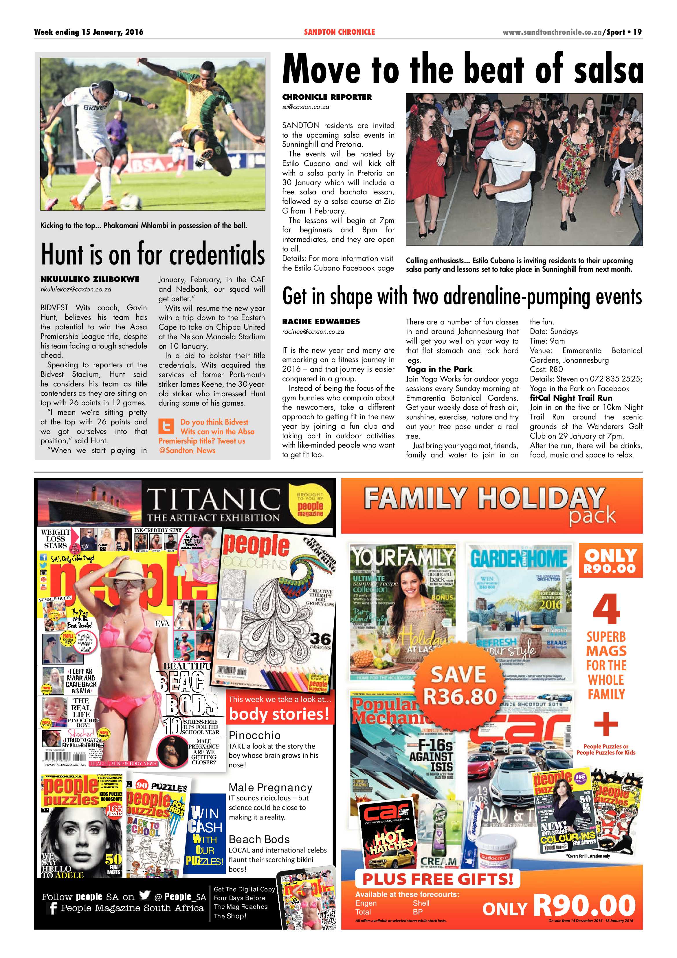 Sandton Chronicle 15 January 2016 page 19