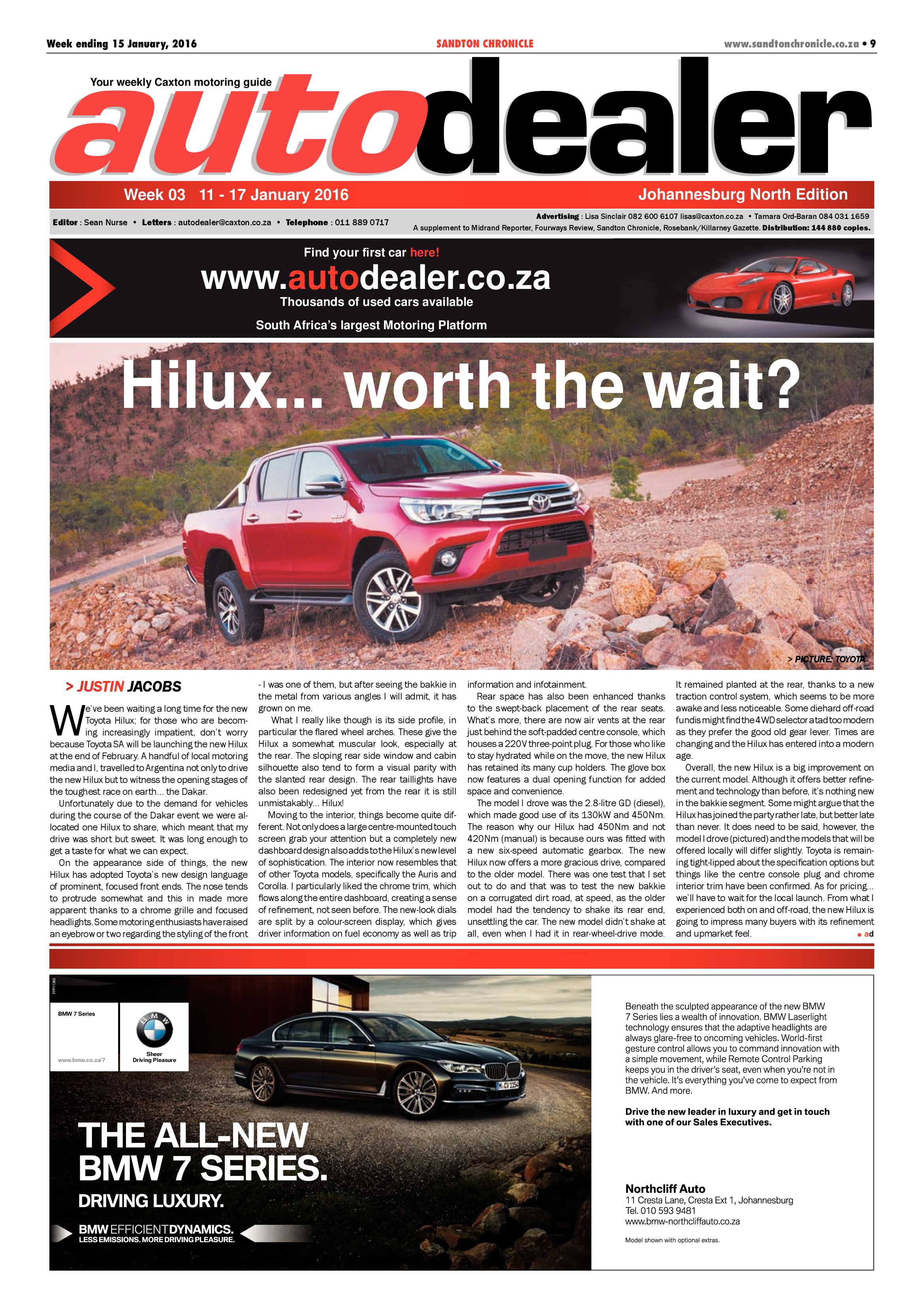 Sandton Chronicle 15 January 2016 page 9