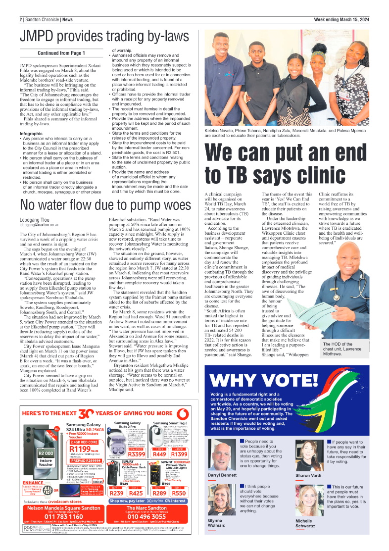 Sandton Chronicle 15 March 2024 page 2