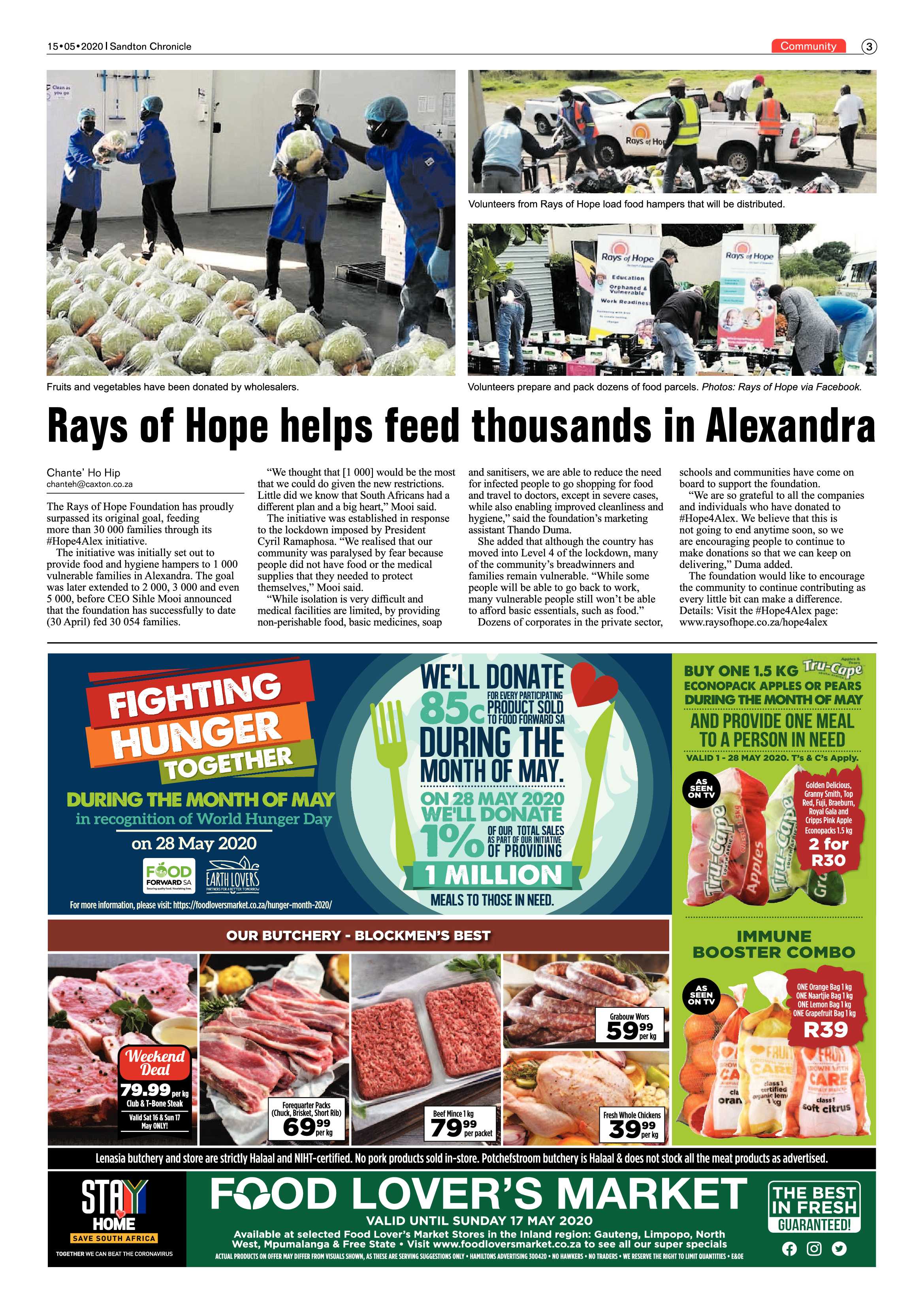 Sandton Chronicle 15 May 2020 page 3